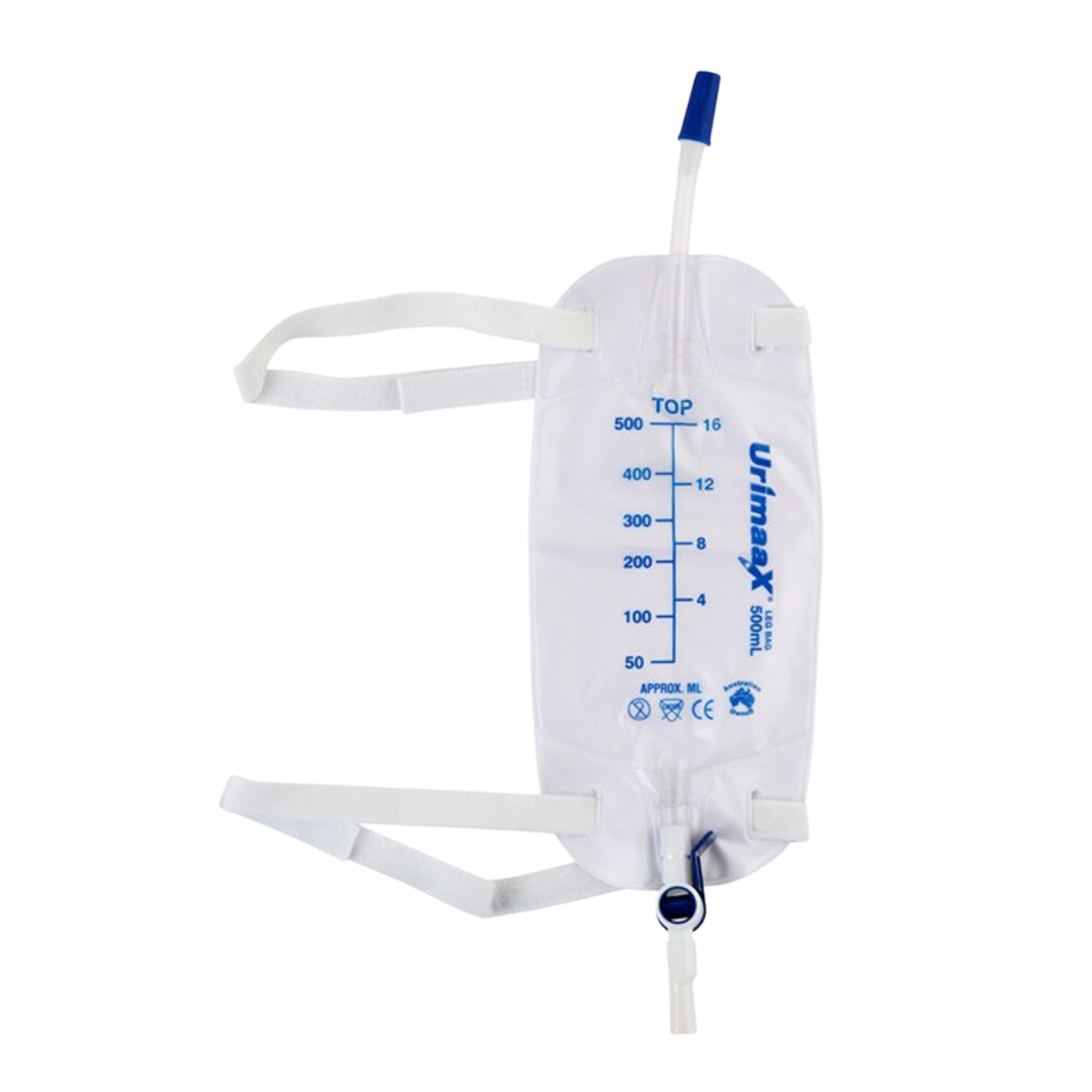 Urimaax Drainage Bag Leg 500Ml 6Cm Sterile Waste Disposal