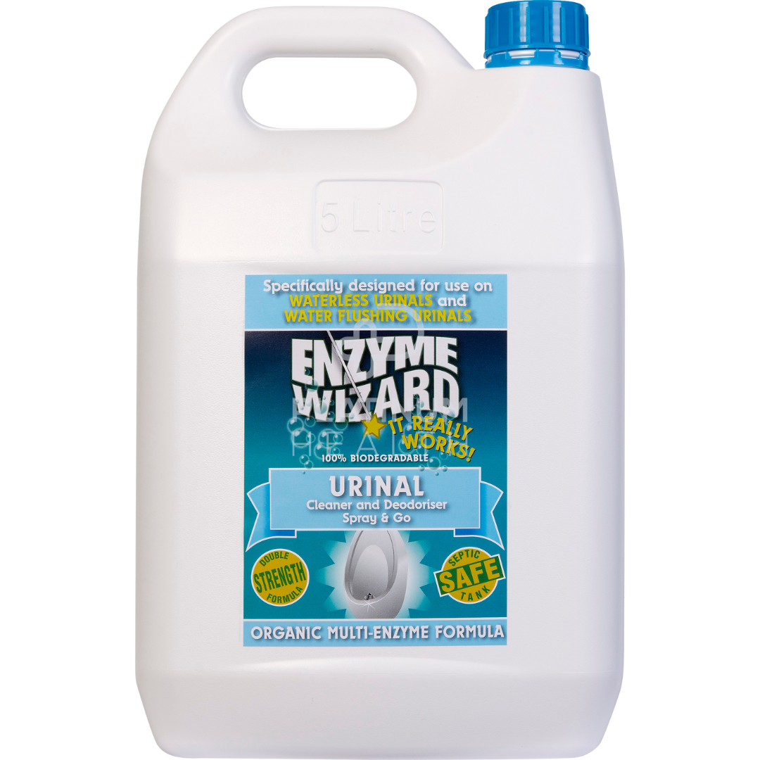 Enzyme Wizard Urinal Cleaner & Deodoriser 5 Litre Ready To Use Cleaning Solutions