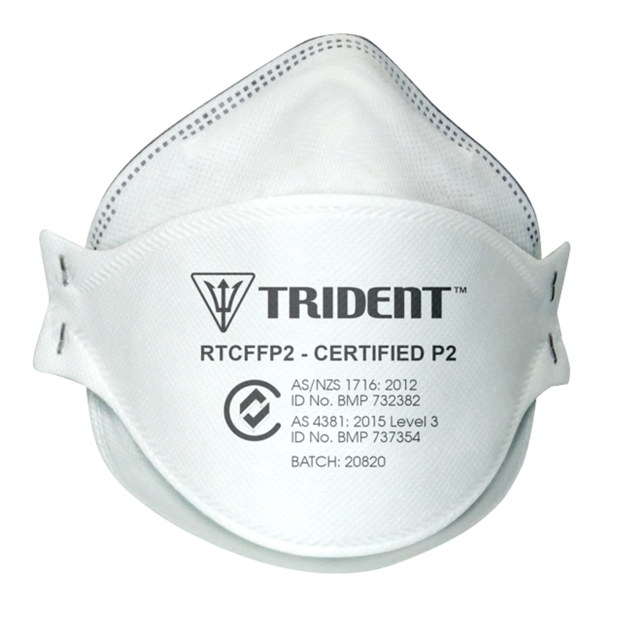 Trident Flat Fold P2 Level 3 Respirator Extra Small Surgical Face Masks & Respirators