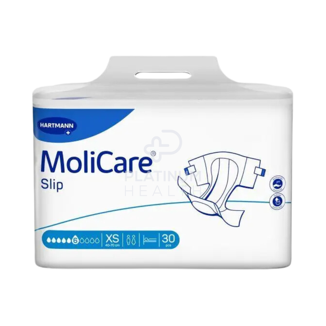 Molicare Premium Slip 6 Drops X-Small Disposable Pads Pants & Liners