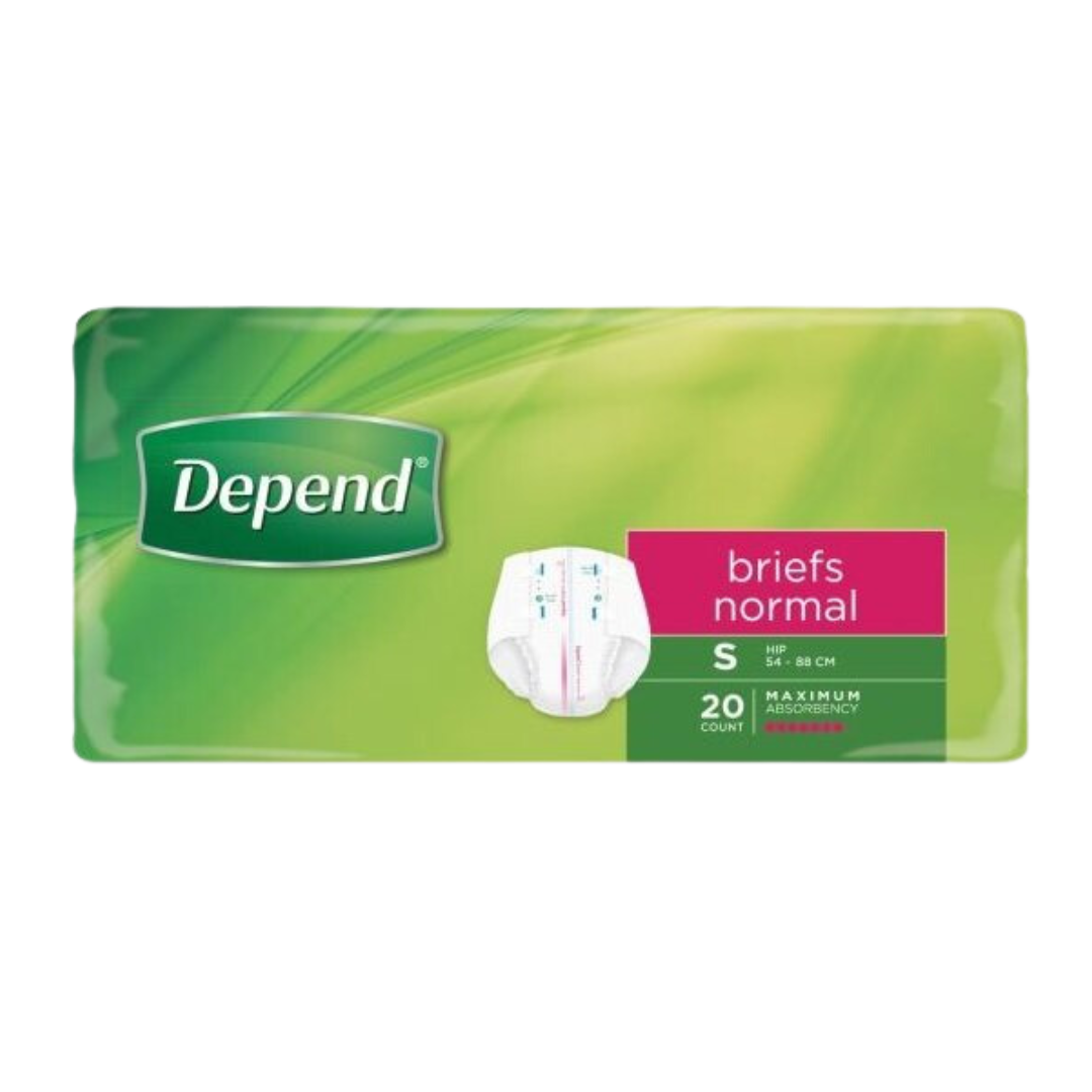Depend Brief Normal Small Disposable Pads Pants & Liners