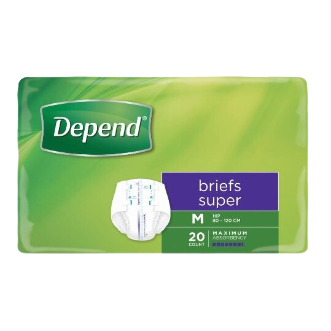 Depend Brief Super Disposable Pads Pants & Liners