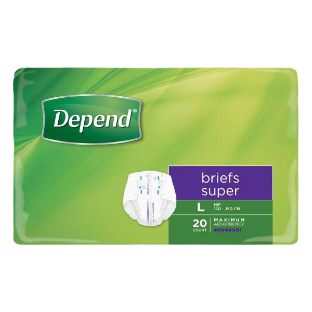 Depend Brief Super Disposable Pads Pants & Liners