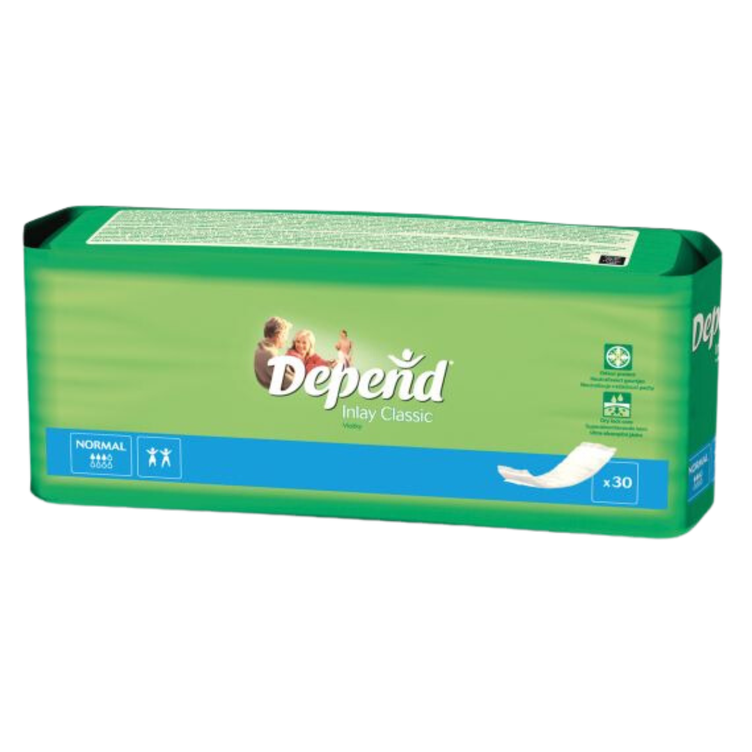 Depend Booster Inlay Pad Disposable Pads Pants & Liners