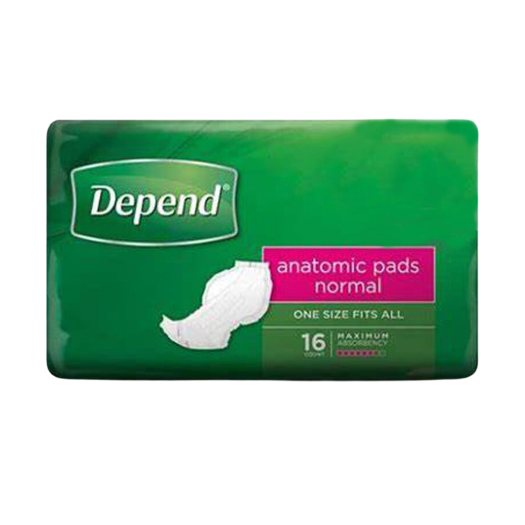 Depend Anatomic Pads Normal Disposable Pants & Liners