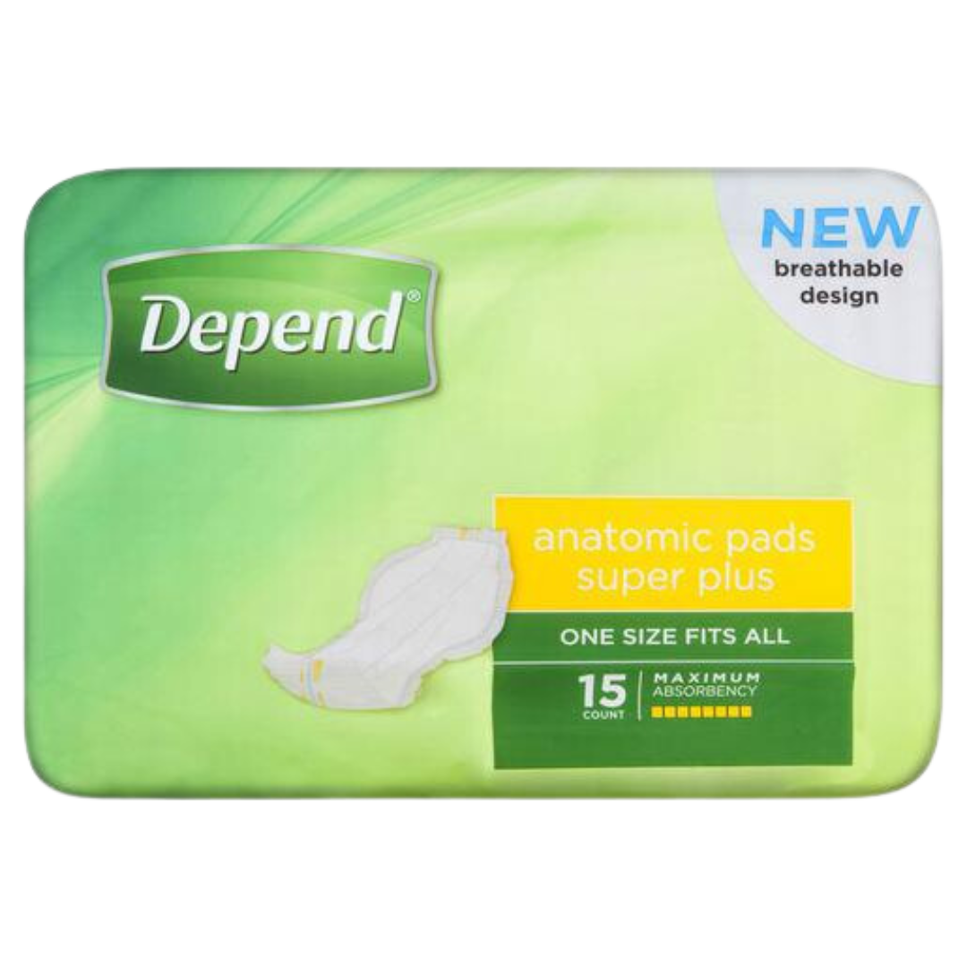 Depend Anatomic Super Plus Pads Disposable Pants & Liners