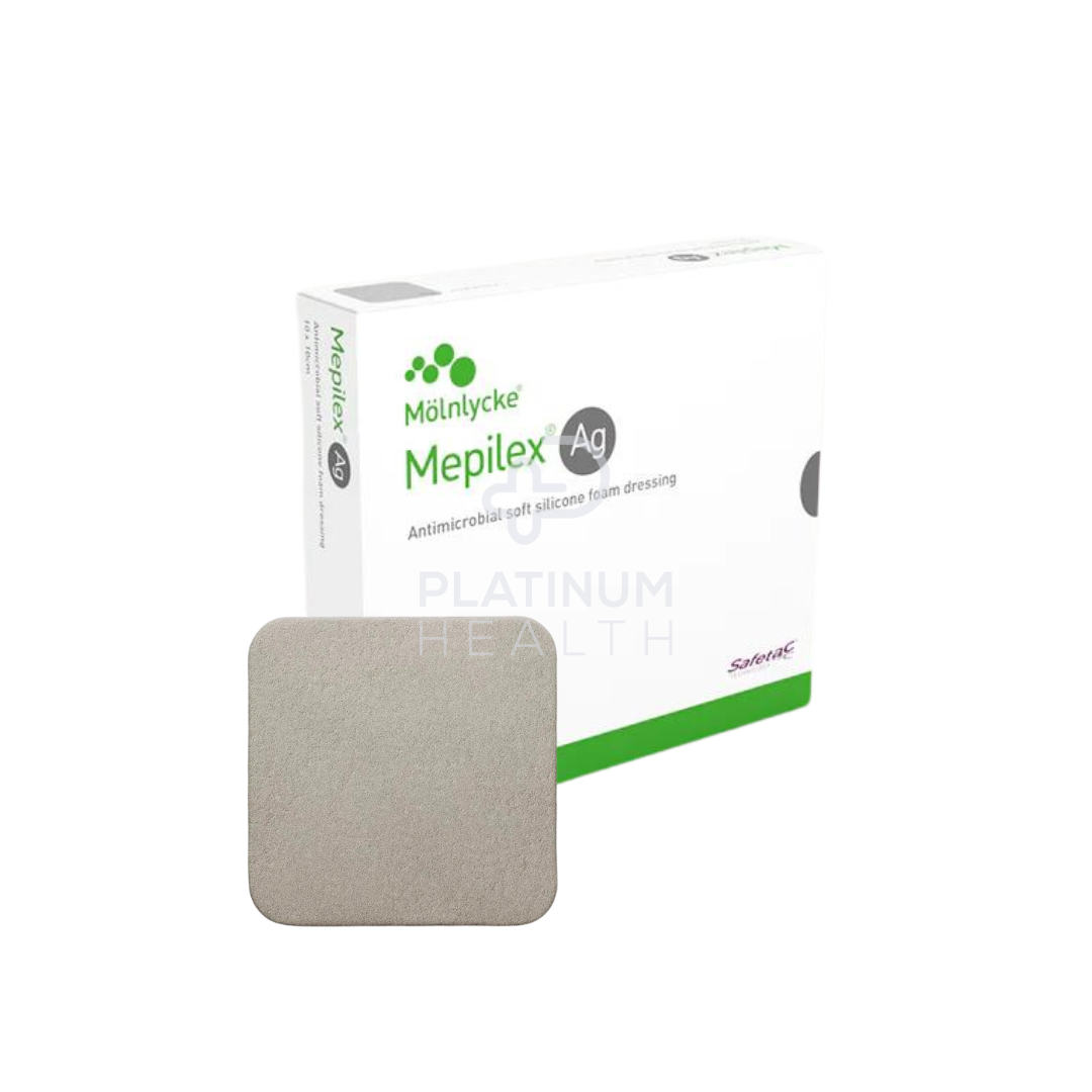 Molnlycke Mepilex Border Ag Silver Dressing Bordered Foam