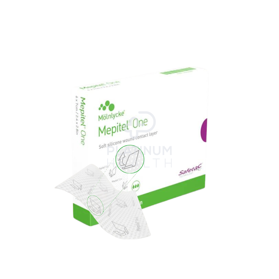 Molnlycke Mepitel One Wound Contact Dressing 7.5X10Cm Layers