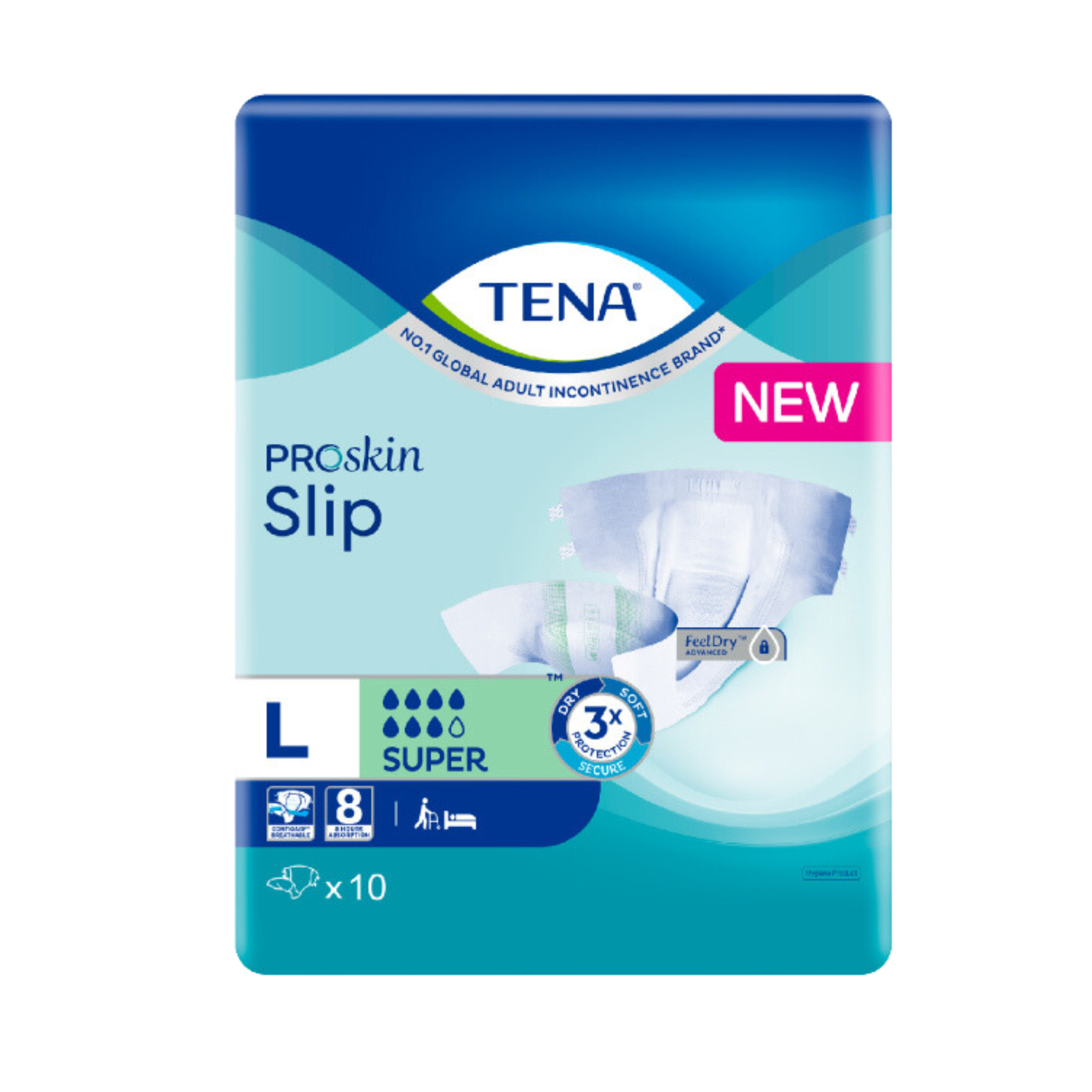 Tena Slip Proskin Super Large Disposable Pads Pants & Liners