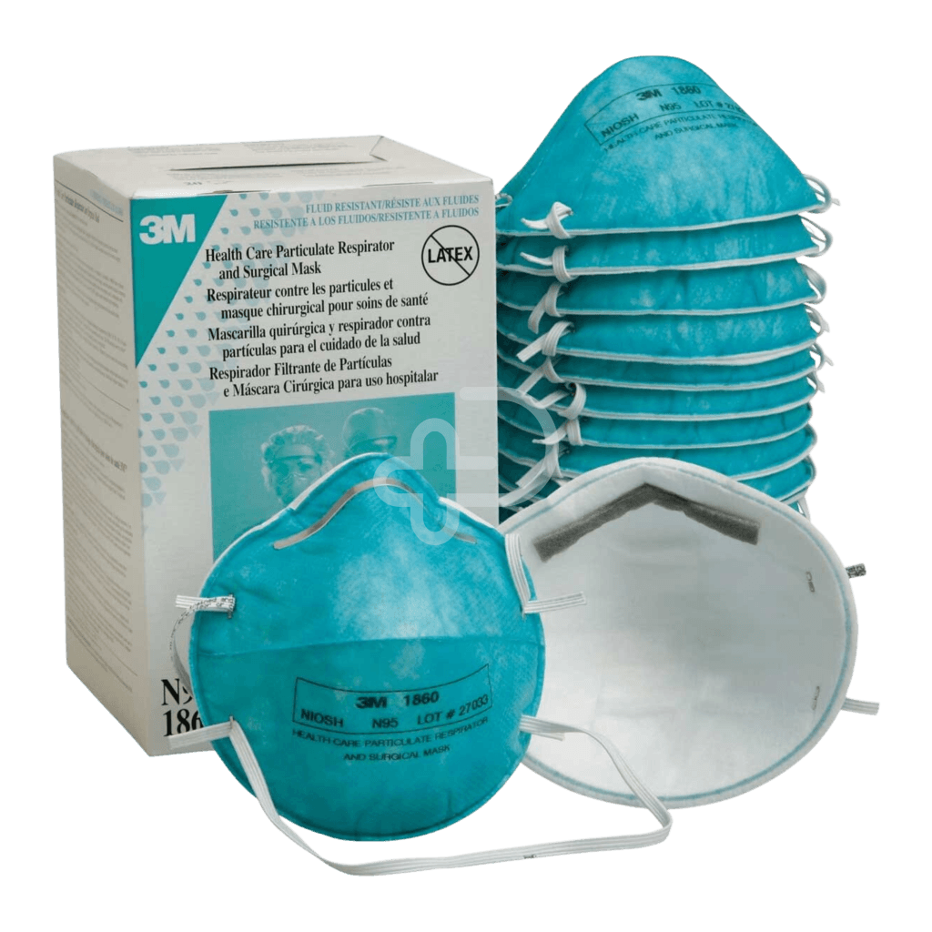 3M 1860 N95 Cup Respirator Surgical Facemasks & Respirators