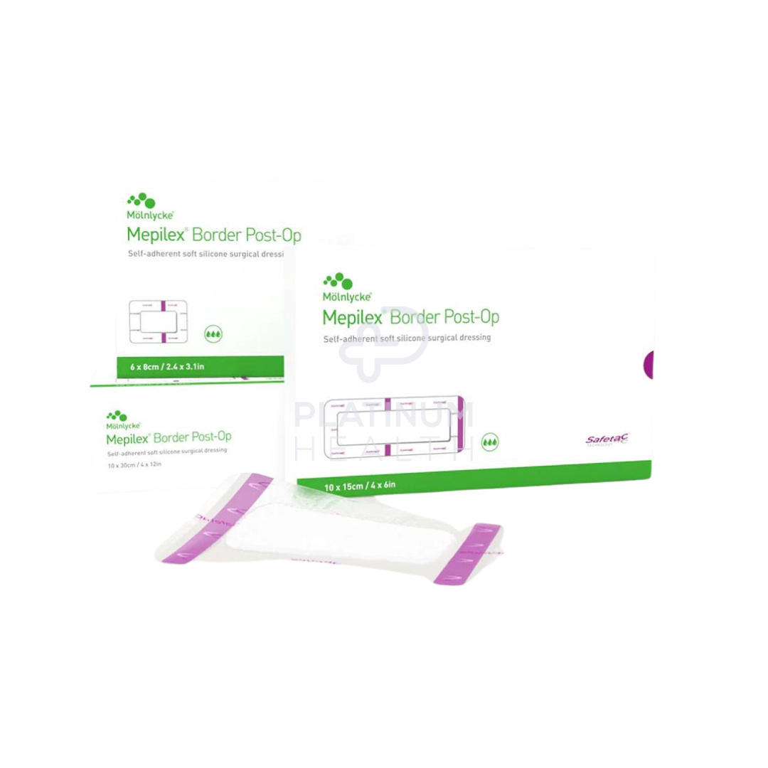 Molnlycke Mepilex Border Post-Op Dressing 9X10Cm Post-Operative