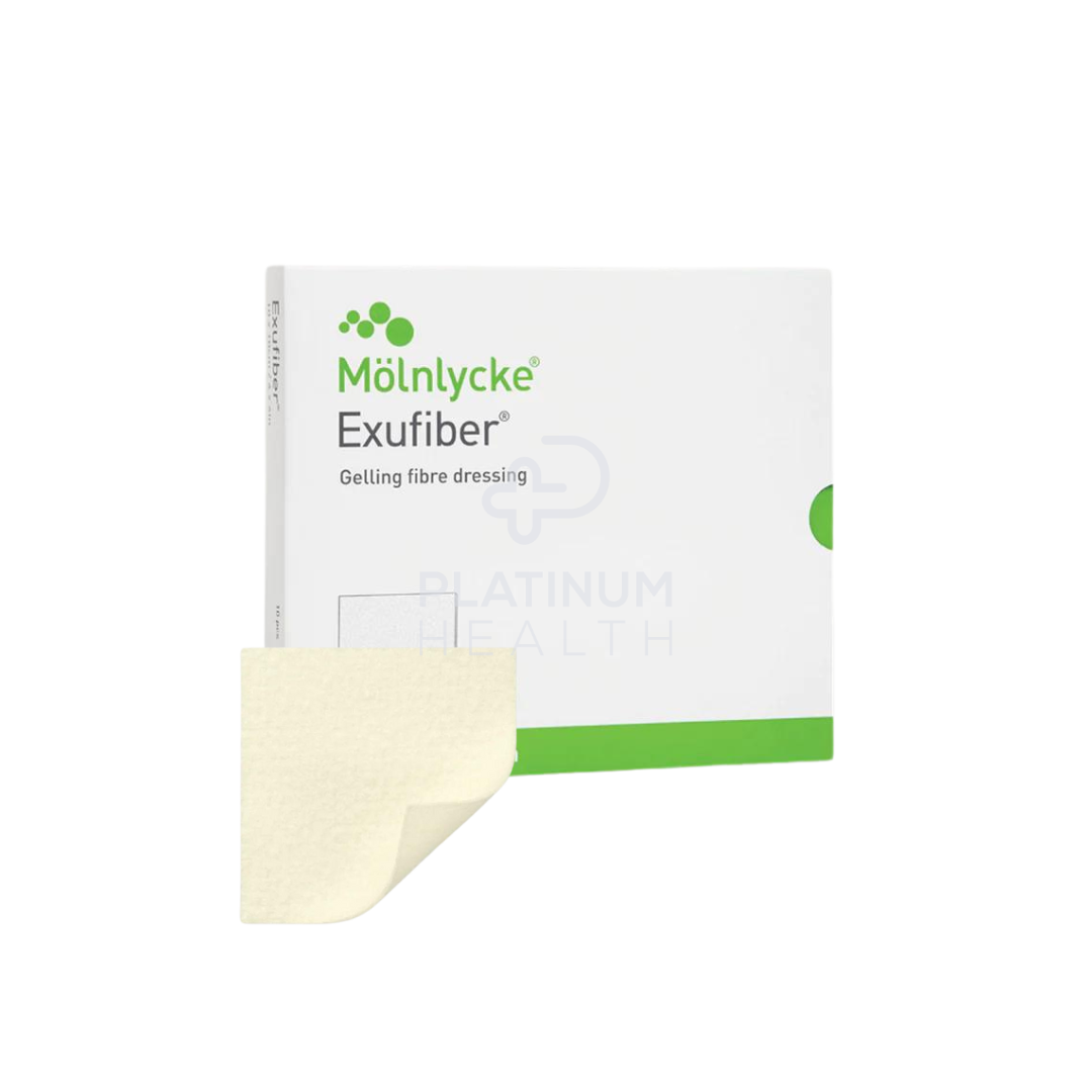 Molnlycke Exufiber Gelling Fibre Dressing 15X15Cm Dressings