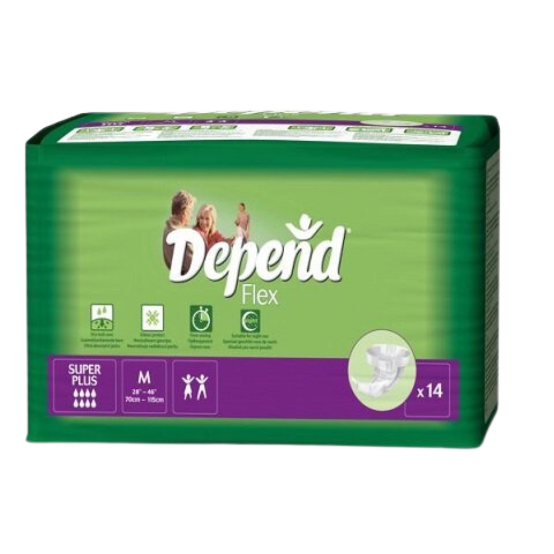 Depend Flex Super Plus Disposable Pads Pants & Liners