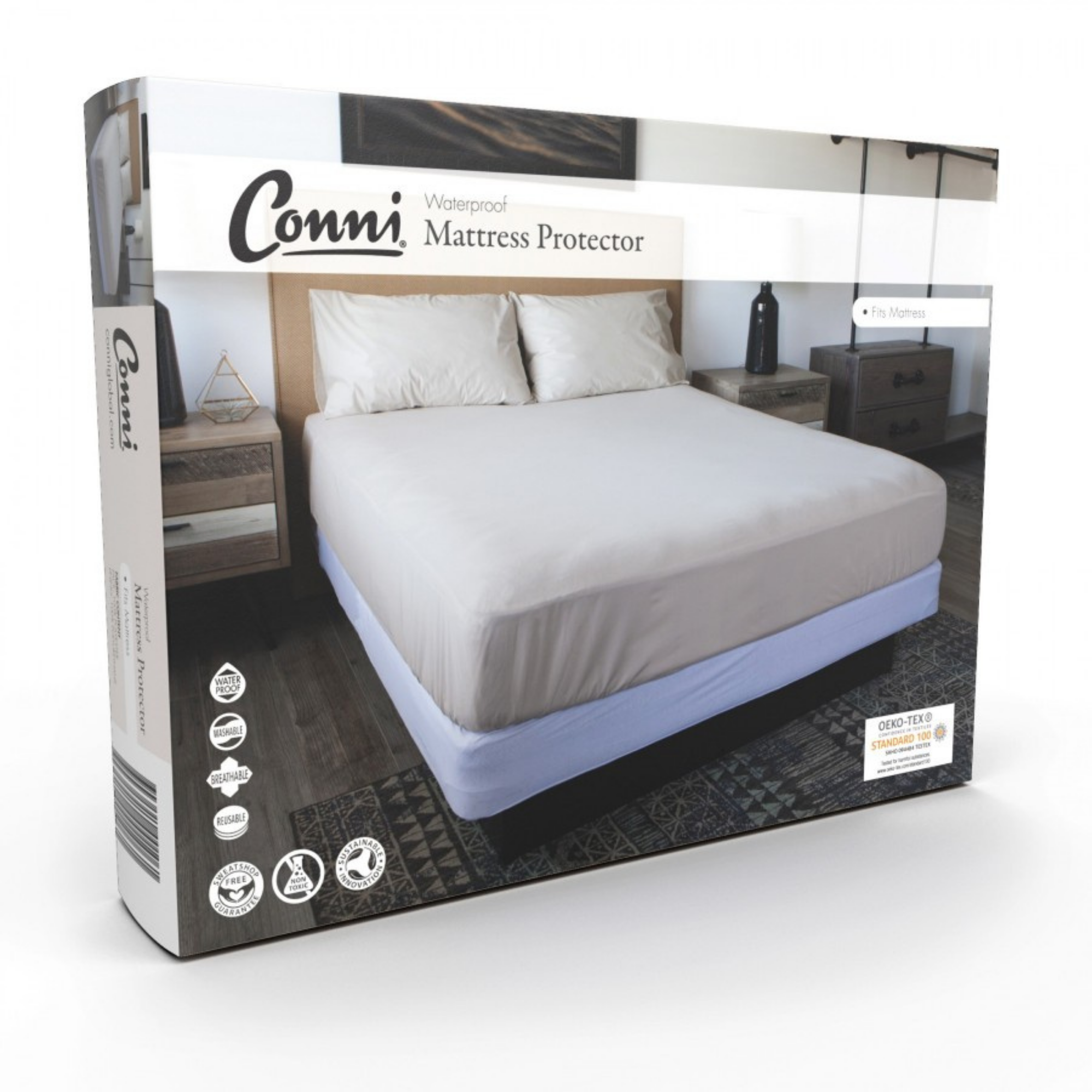 Conni Mattress Protector Single Bedding