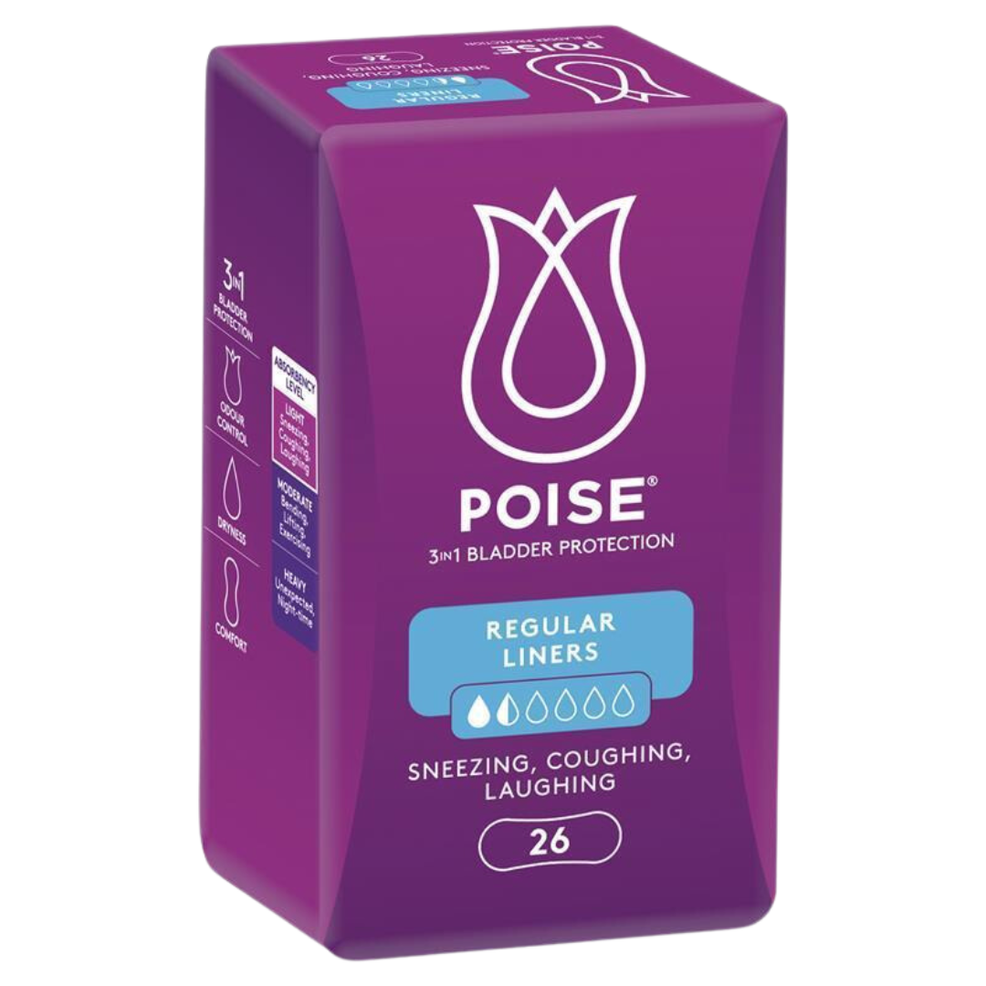 Poise Regular Liners Disposable Pads Pants &