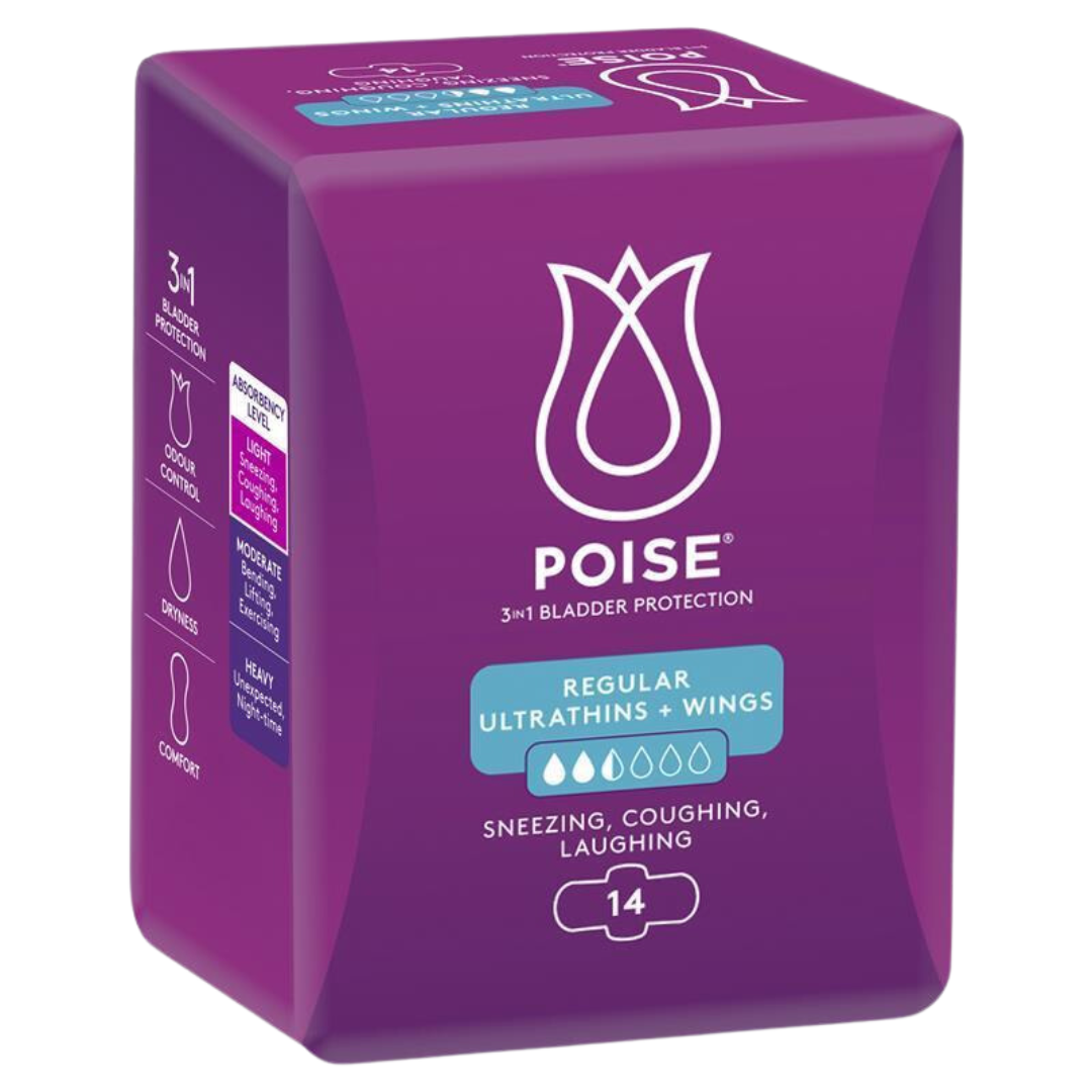Poise Regular Wing Ultra Thins Disposable Pads Pants & Liners