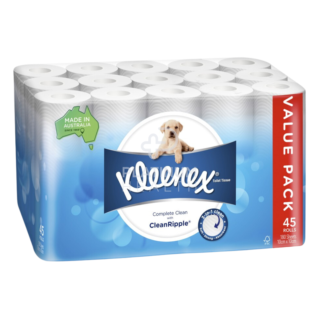 Kleenex Toilet Tissue White 45 Rolls Per Pack