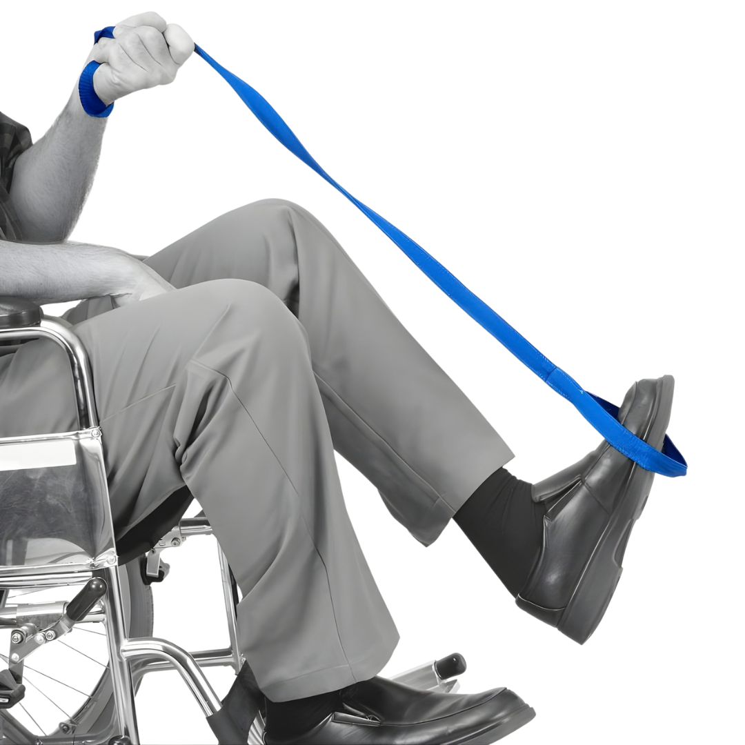 ADL Leg Lifter daily living aid with reinforced strap and foot loop designed to help users lift and reposition their legs safely and independently.