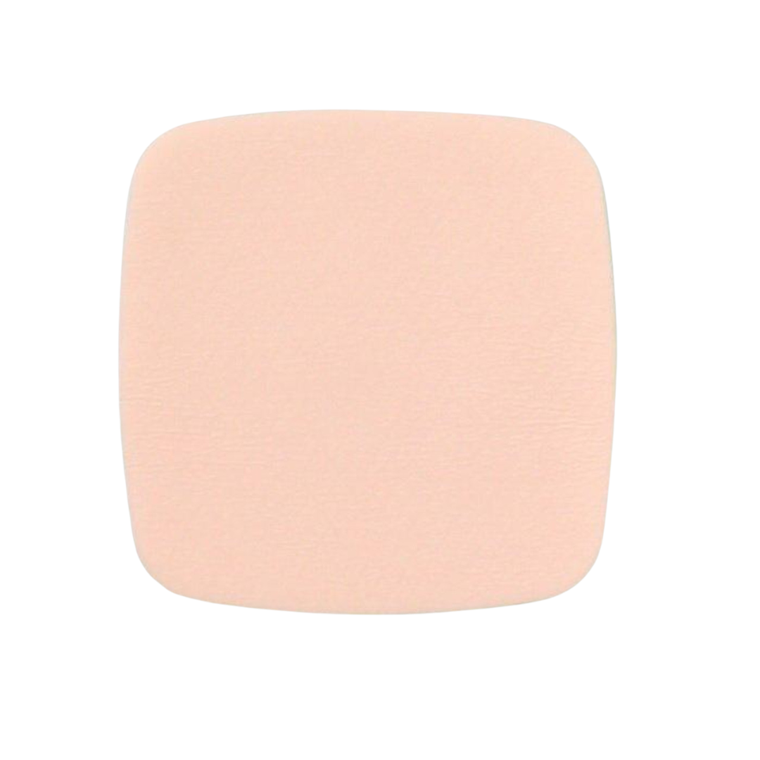 Aquacel Foam Non-Adhesive Dressing with multi-layer construction and Hydrofiber Technology, designed for managing moderate to heavily exuding wounds on sensitive skin.