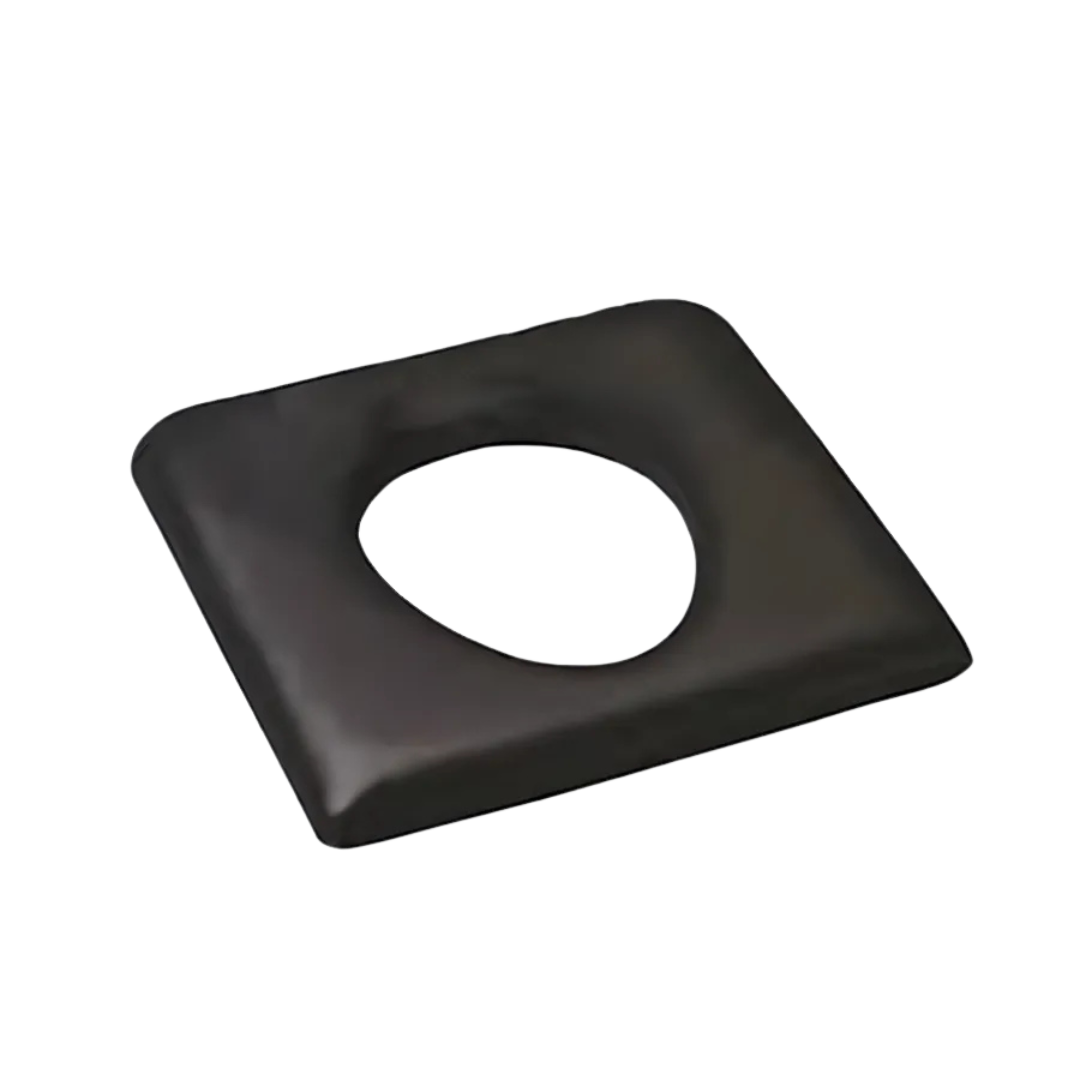 Aspire Hand Made Pressure Reducing Seat – ergonomic grey padded seat for shower commodes with contoured pressure relief design.