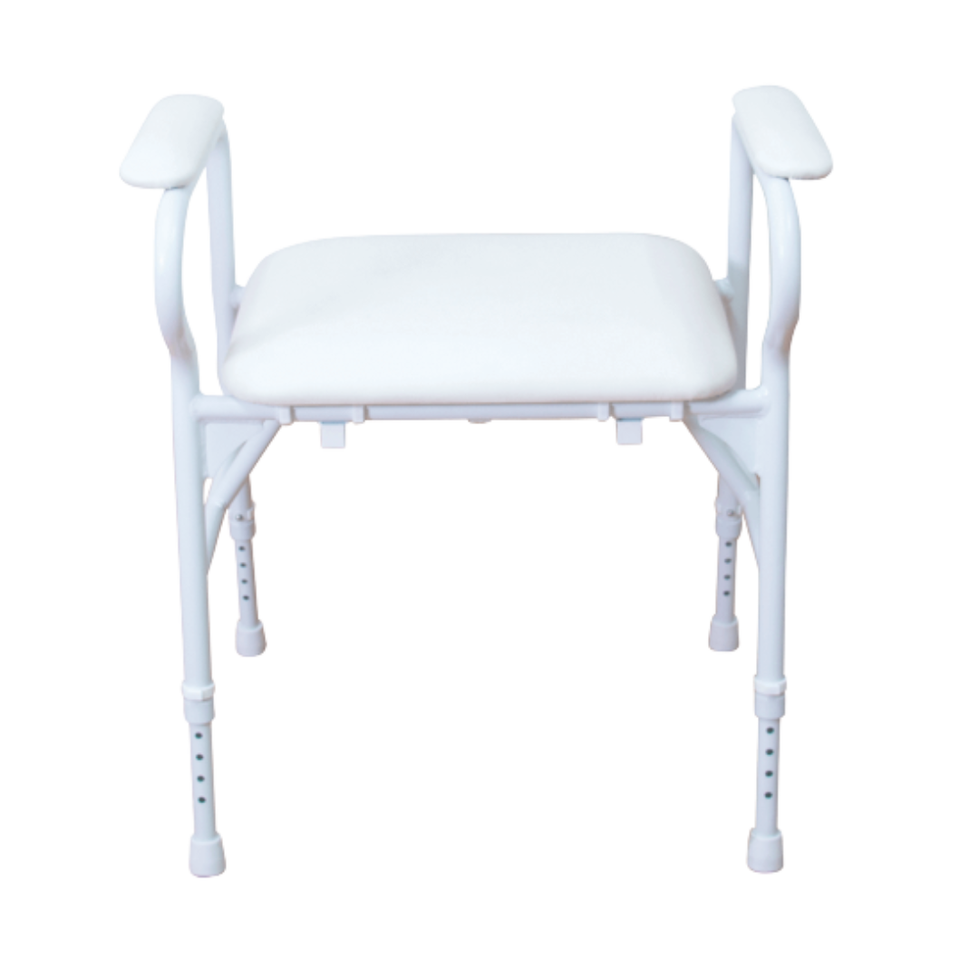 Aspire Shower Stool Maxi Adjustable – Extra-wide shower stool with adjustable height and non-slip feet