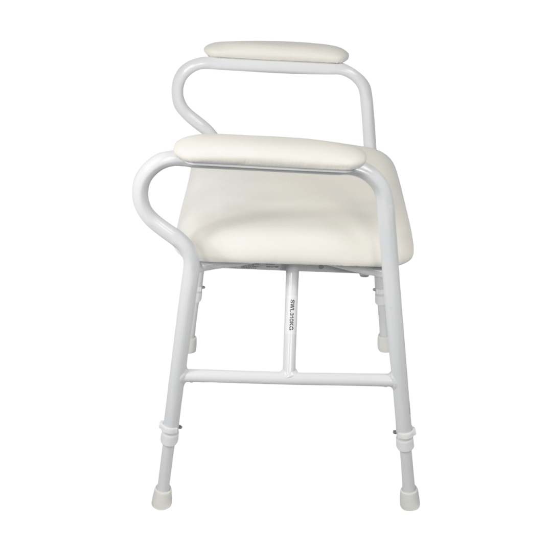 Aspire Shower Stool Maxi Adjustable – Extra-wide shower stool with adjustable height and non-slip feet