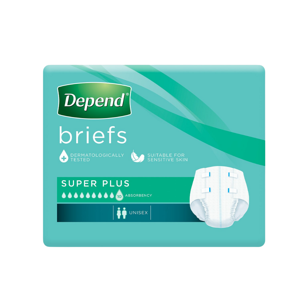 Depend Brief Super Plus Large Disposable Pads Pants & Liners