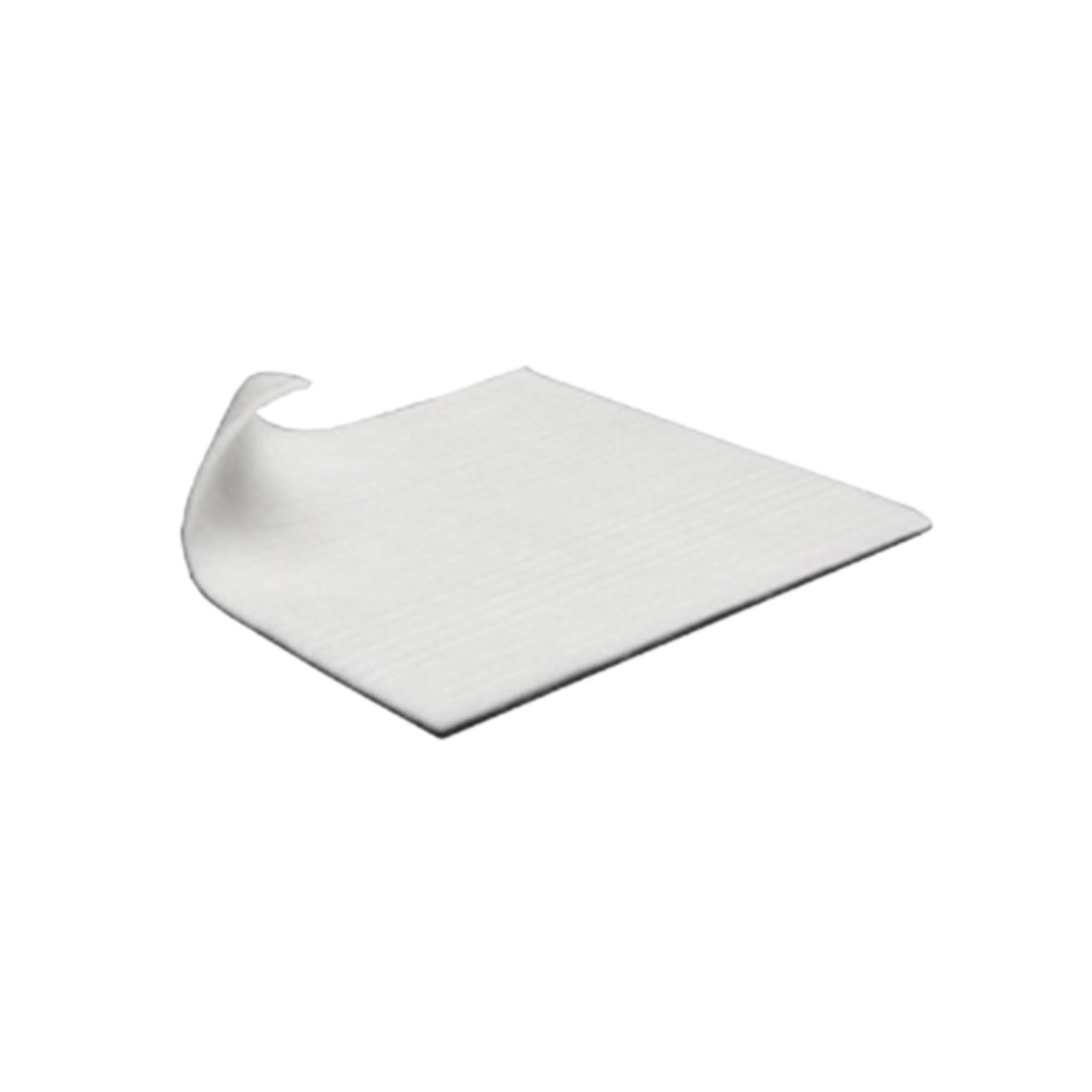 Durafiber wound dressing 5x5cm shown as an absorbent gelling fibre dressing designed for moderate to heavy exudate and strong, intact removal performance.