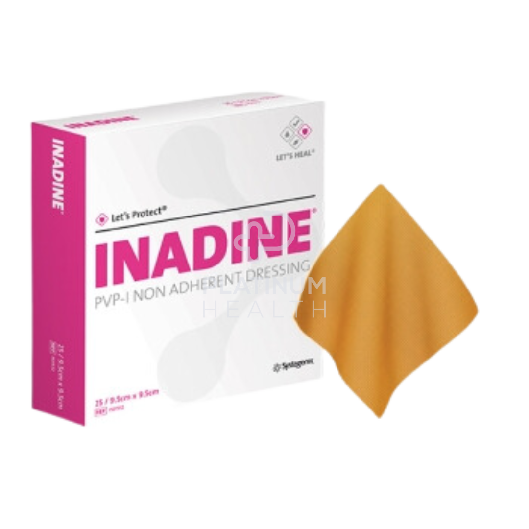 Inadine PVP-I Non-Adherent Dressing 9.5 X 9.5cm
