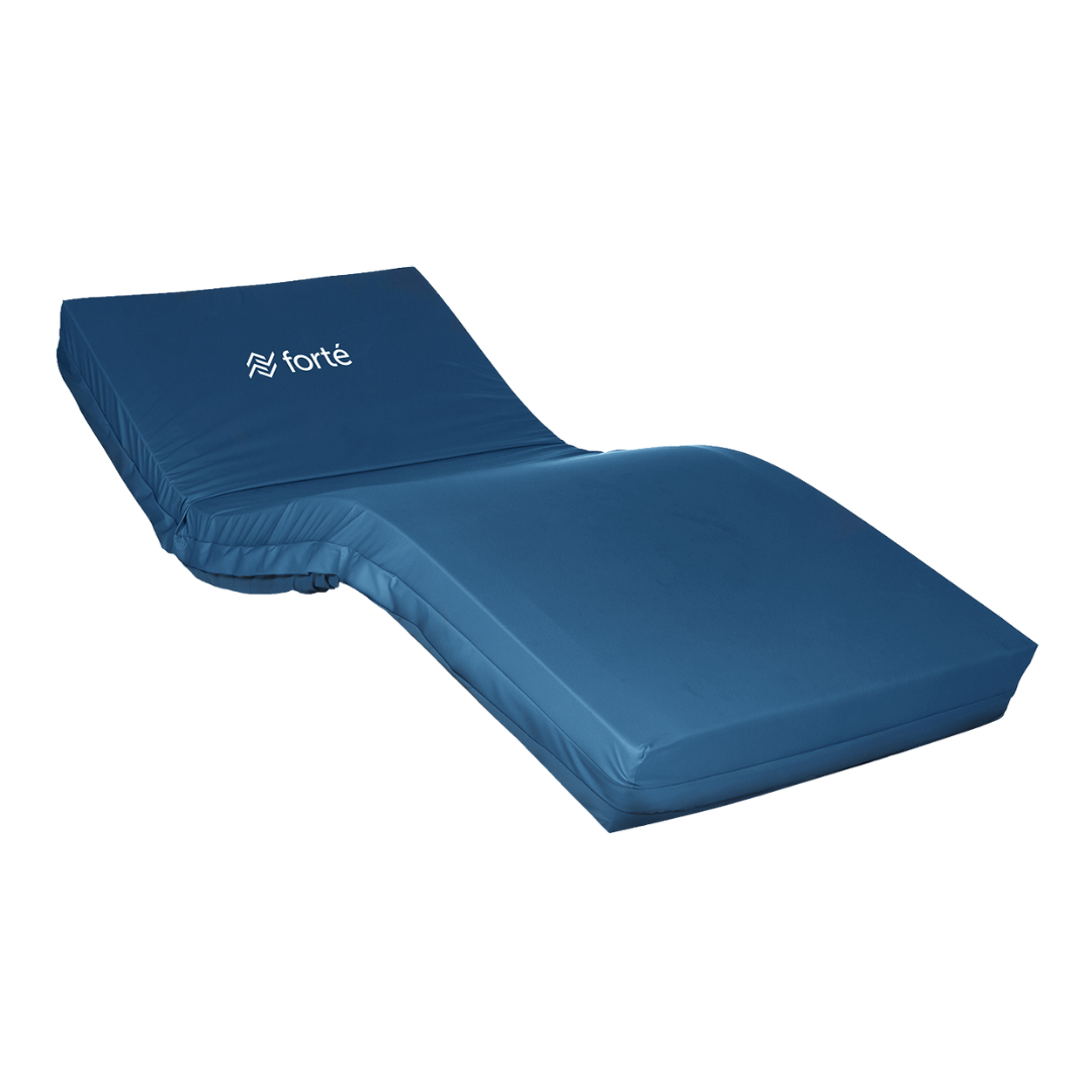 Forte Icon I3 Single Mattress with Advantiflex Classic Cover, featuring a triple-layer foam core and waterproof, breathable cover designed for clinical pressure care and long-term use in healthcare settings.