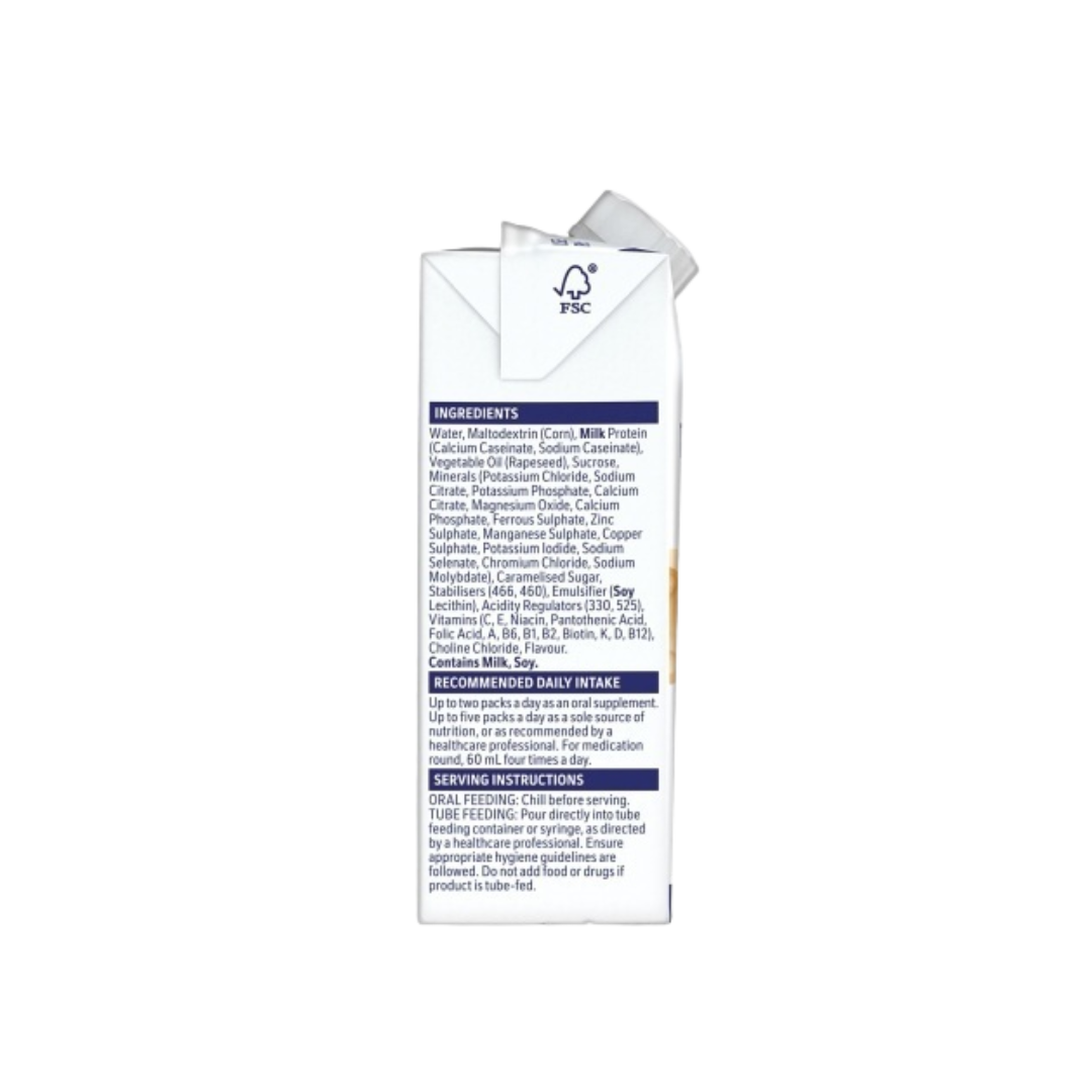 Nestlé Resource 2.0 Tetra 250ml Screw Top in Mocha and Vanilla flavours.