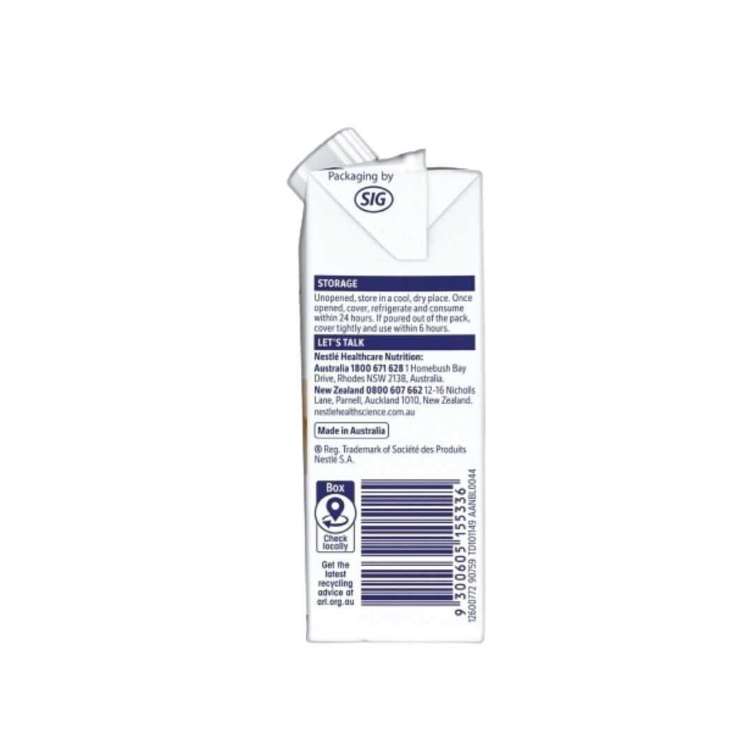 Nestlé Resource 2.0 Tetra 250ml Screw Top in Mocha and Vanilla flavours.