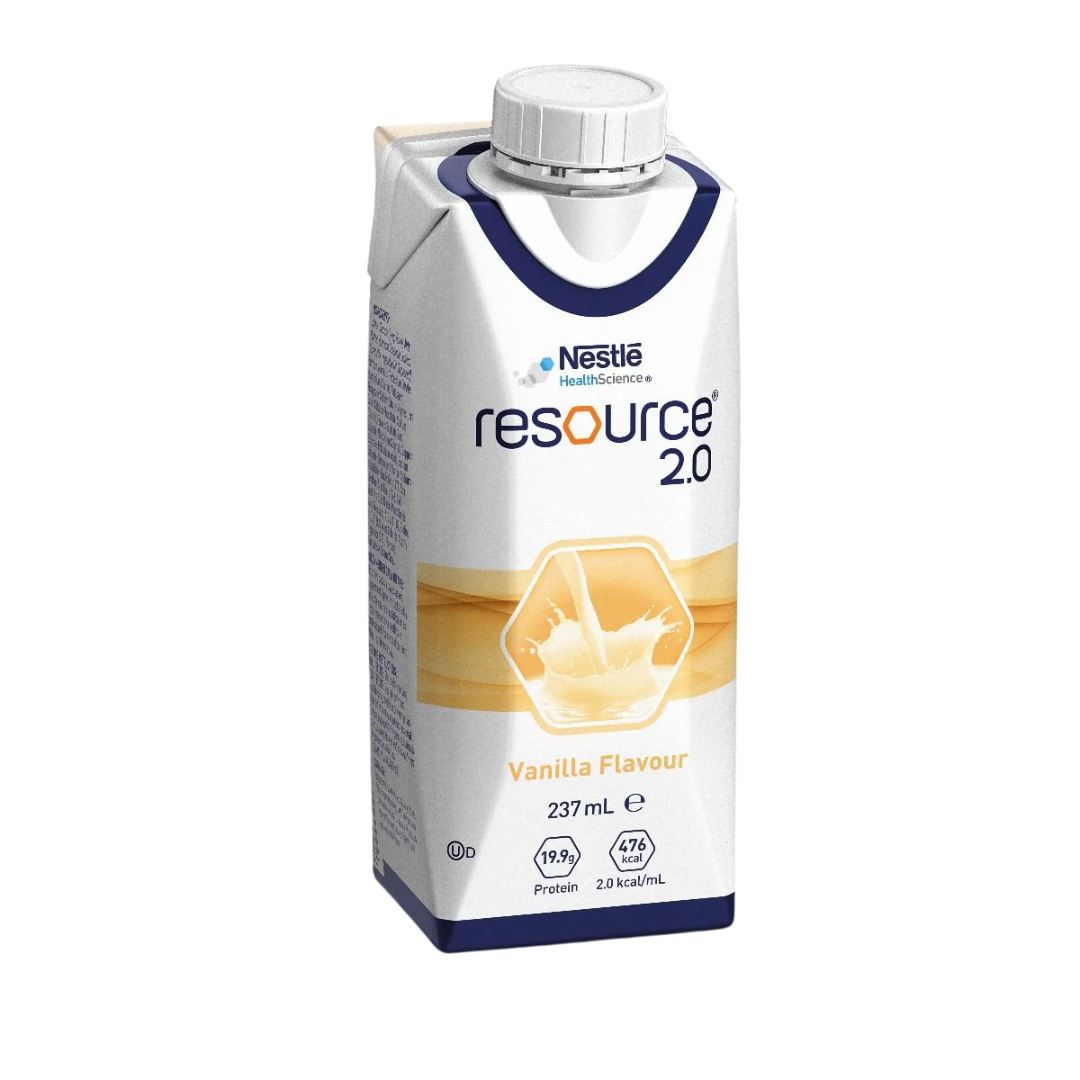 Nestlé Resource 2.0 237ml high-calorie nutritional drink for medical and aged care support