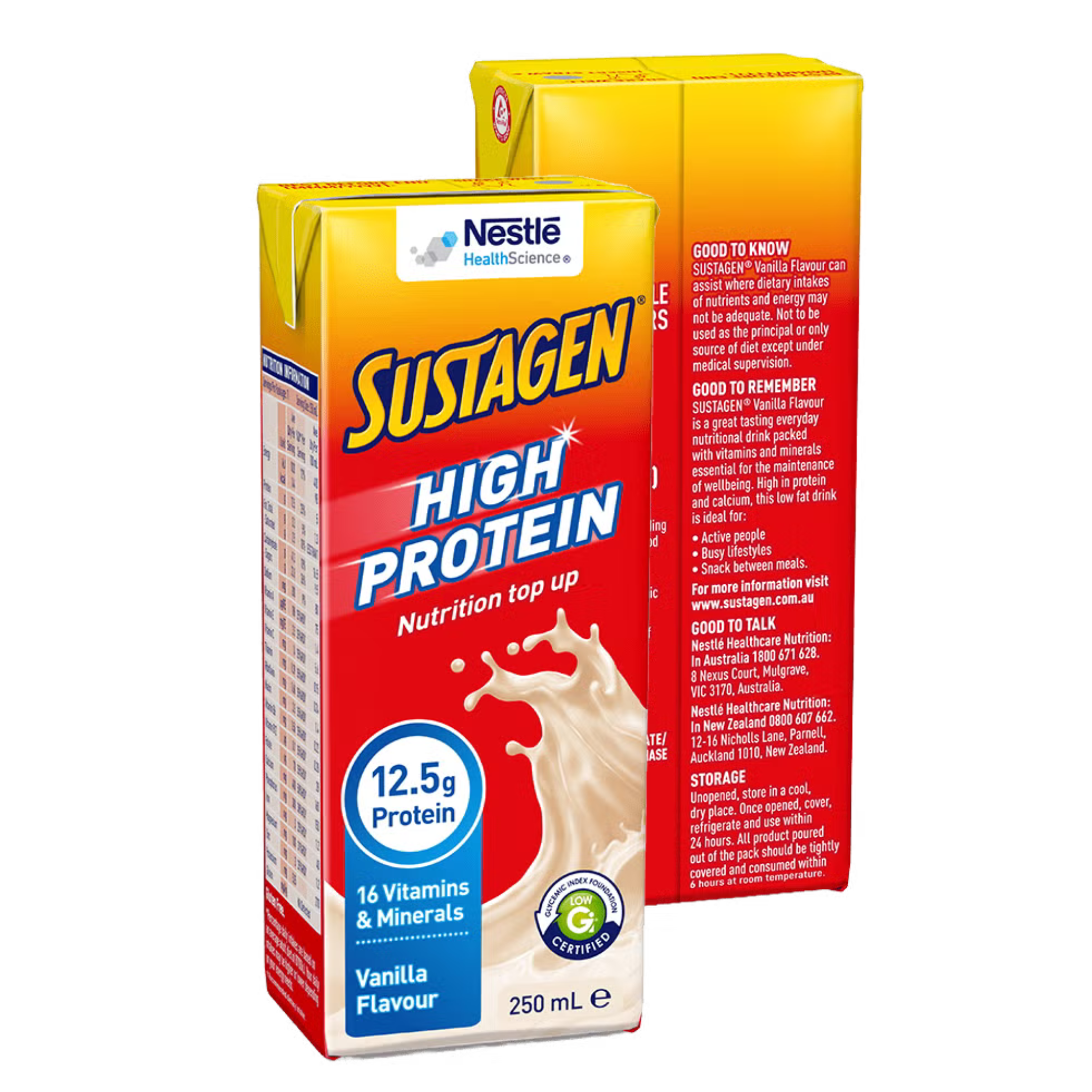Nestle Sustagen Liquid Vanilla 250ml