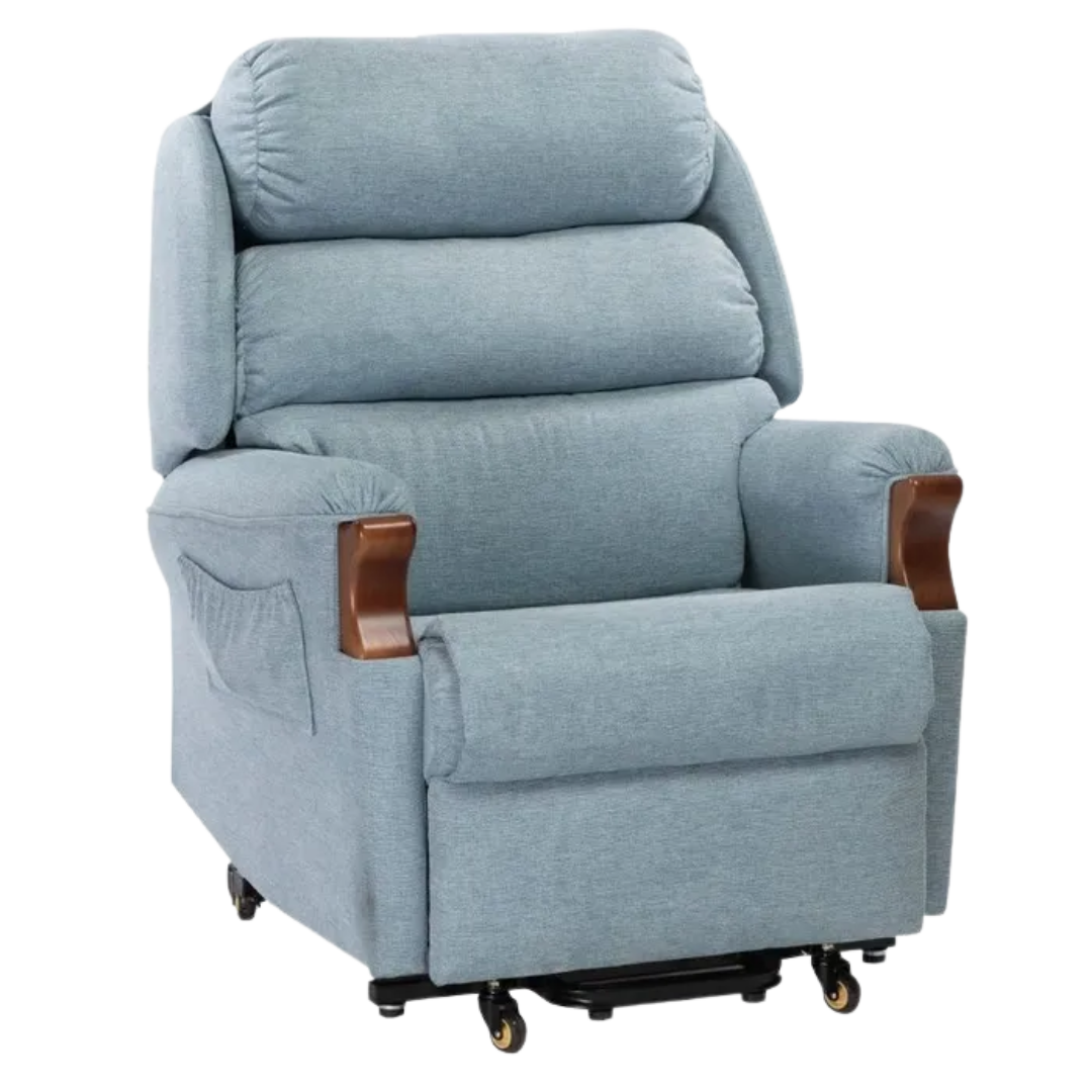 Oscar Barwon Lift Recliner Chair with custom sizing, dual motor options, and pressure care upgrades – ideal for aged care and NDIS support.