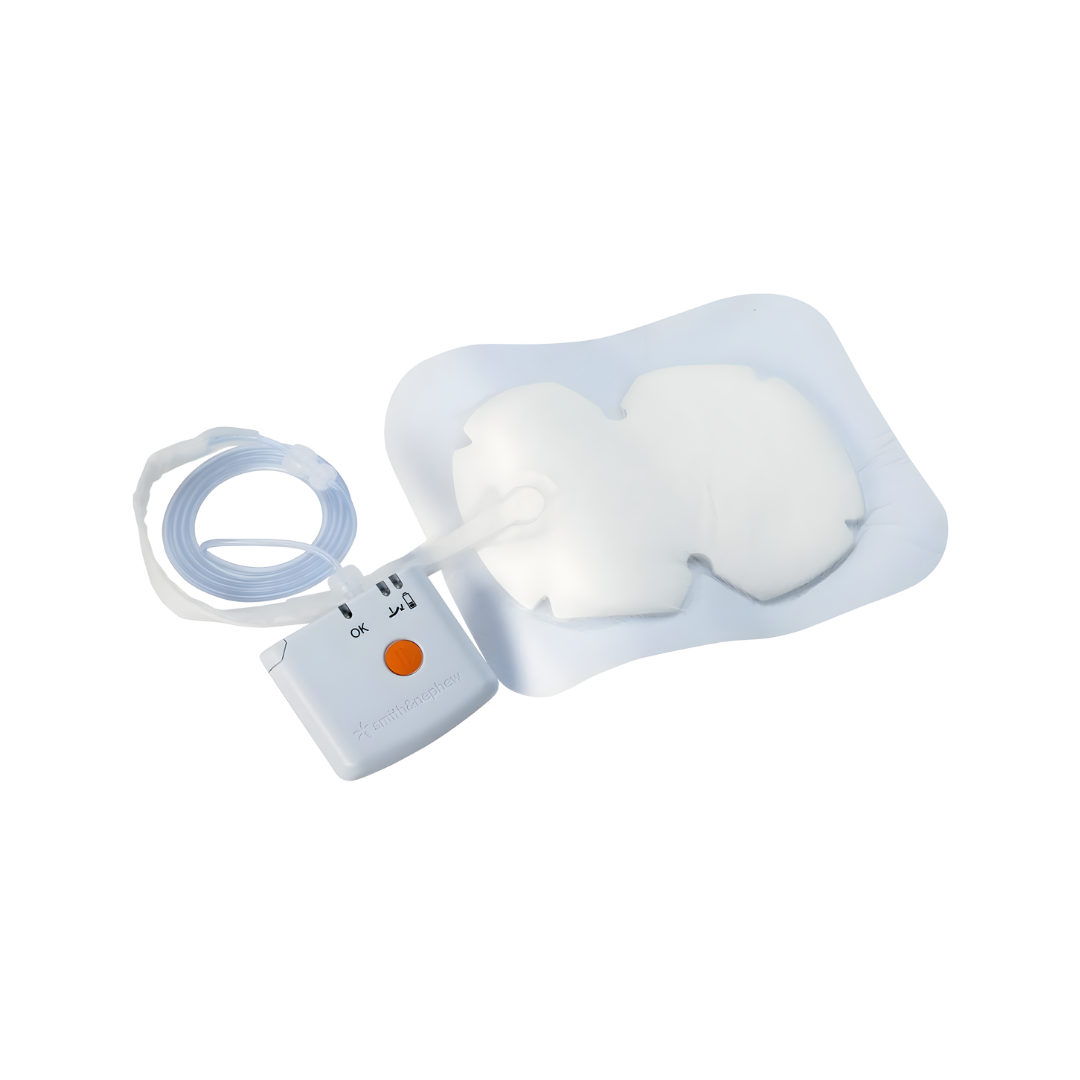 PICO Multisite Dressing 5‑pack in small and large sizes provides flexible, secure negative pressure therapy for wounds on various body areas in clinical and home care.