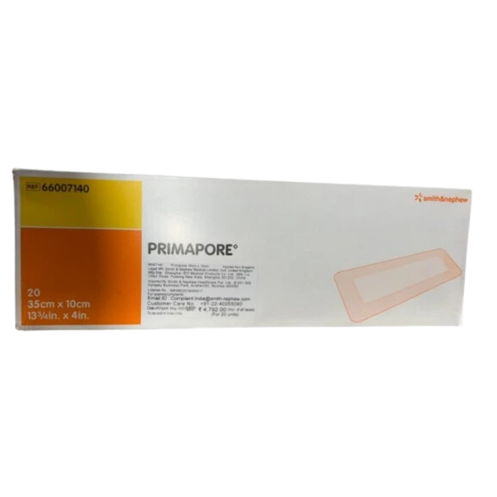 Primapore Adhesive Non-Woven Wound Dressing 35 x 10cm