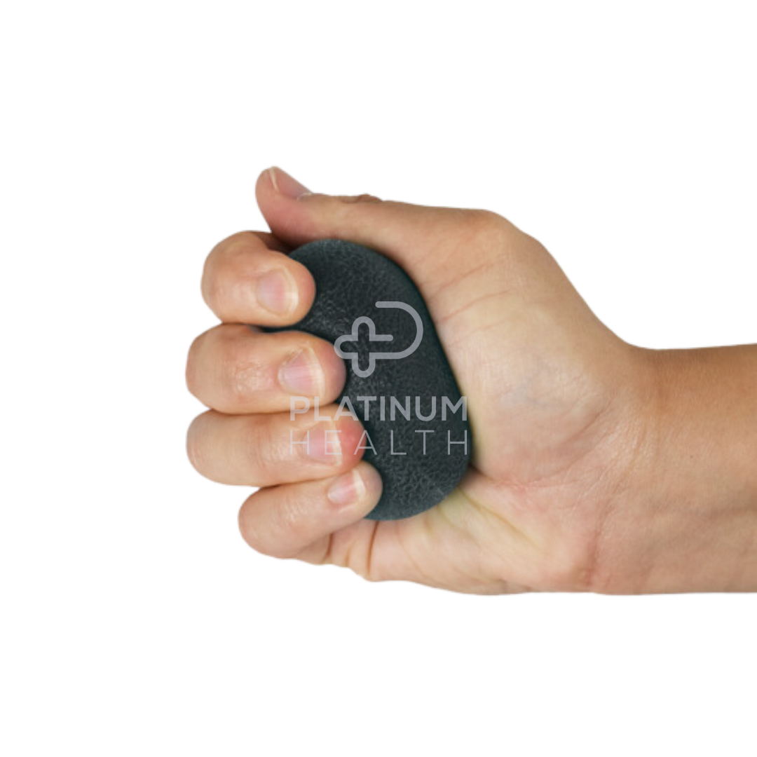 Physio/Exercise/Rehab - Hand Egg Therapy Exerciser Firm, Plum/Black
