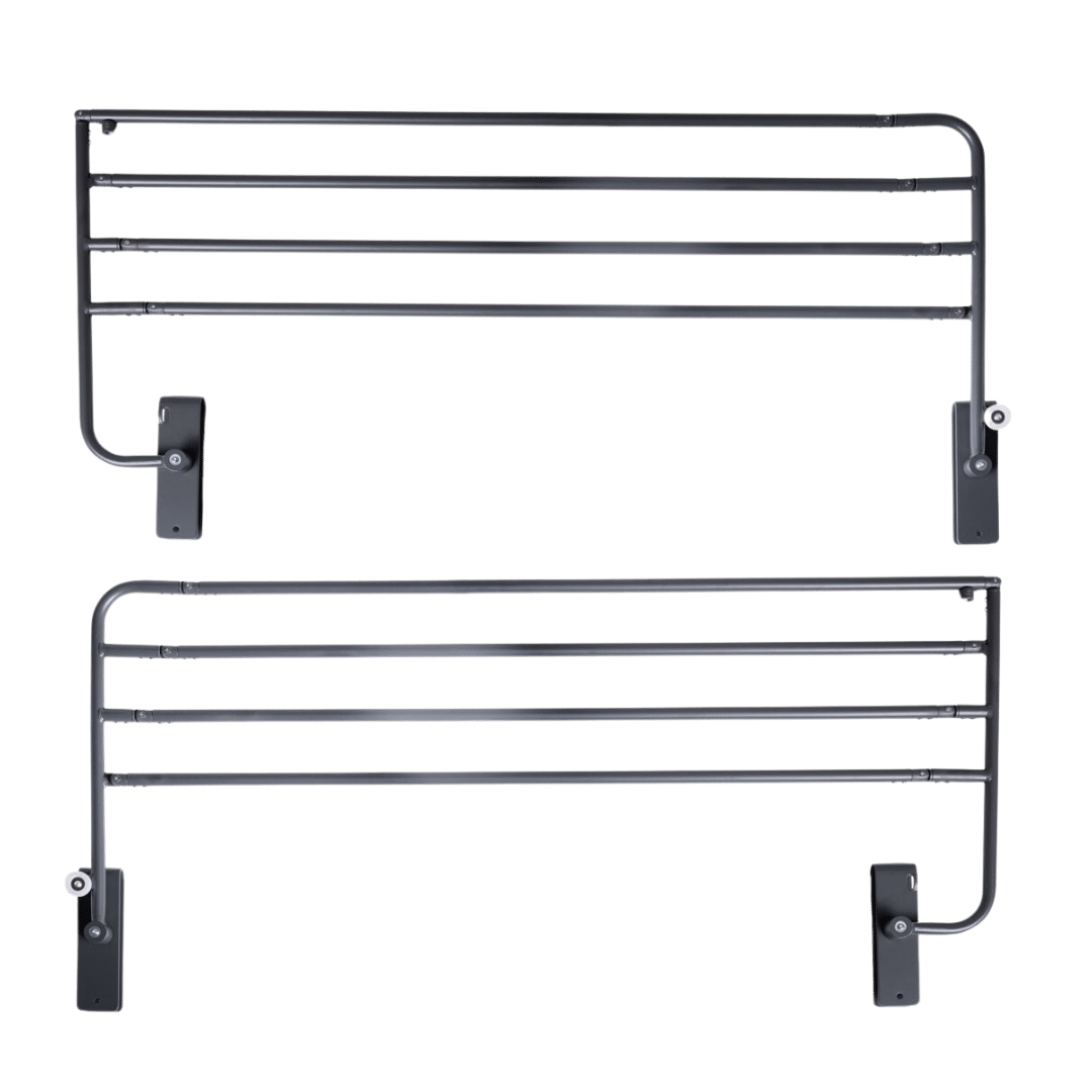 Royale Multi-Motion Full Length Side Rails (Pair), 3/4 length design suits all bed sizes. Provides safety and stability.