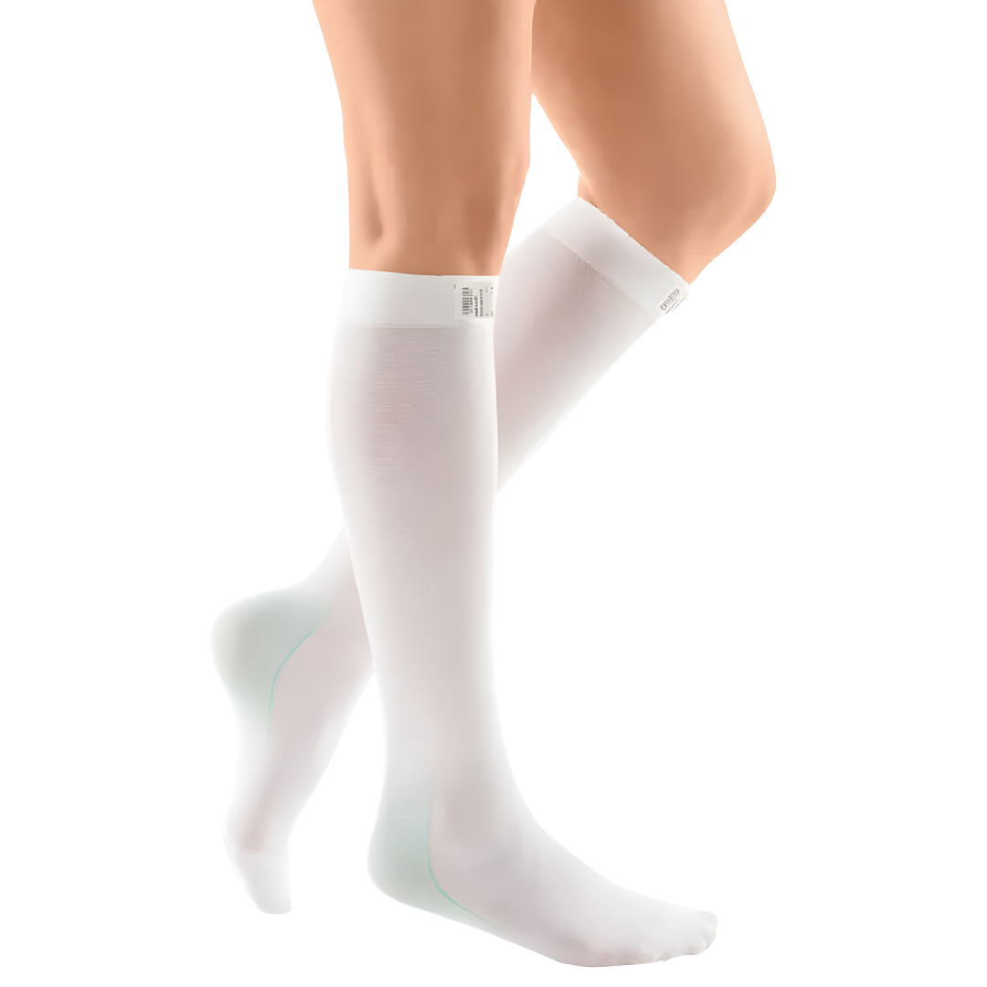 Thrombexin A-E Stocking 18 Knee Length provides compression support to improve circulation and prevent DVT.