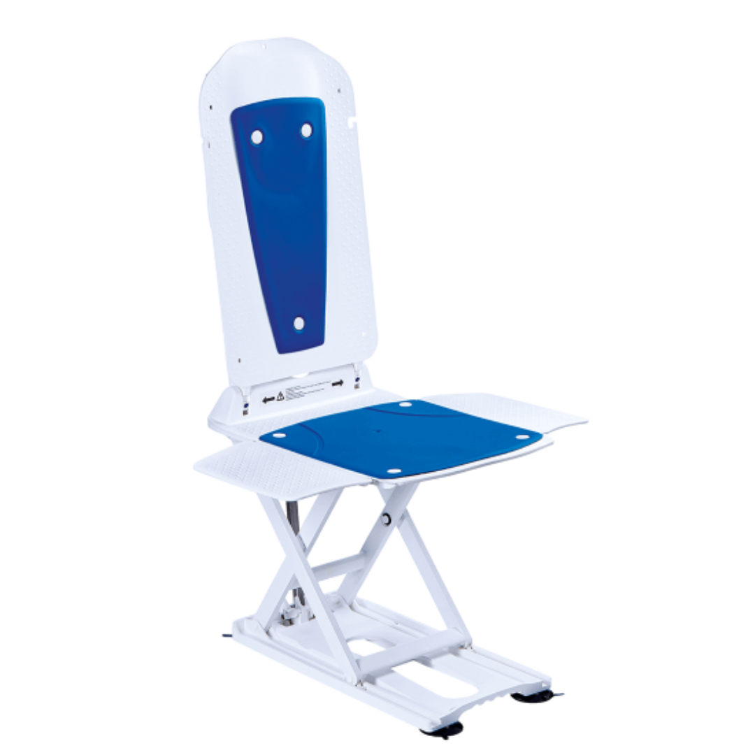 Universal Dietz Kanjo Eco Bathlift Electric Bath Chair 40° Reclining Backrest Floating with Hand Control
