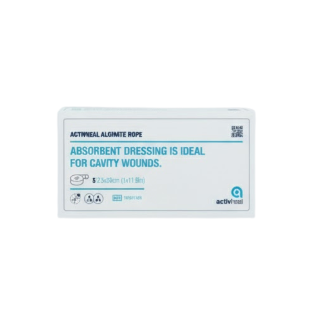 ActivHeal Alginate Dressing provides safe, absorbent wound care, reducing exudate while protecting fragile skin during healing.