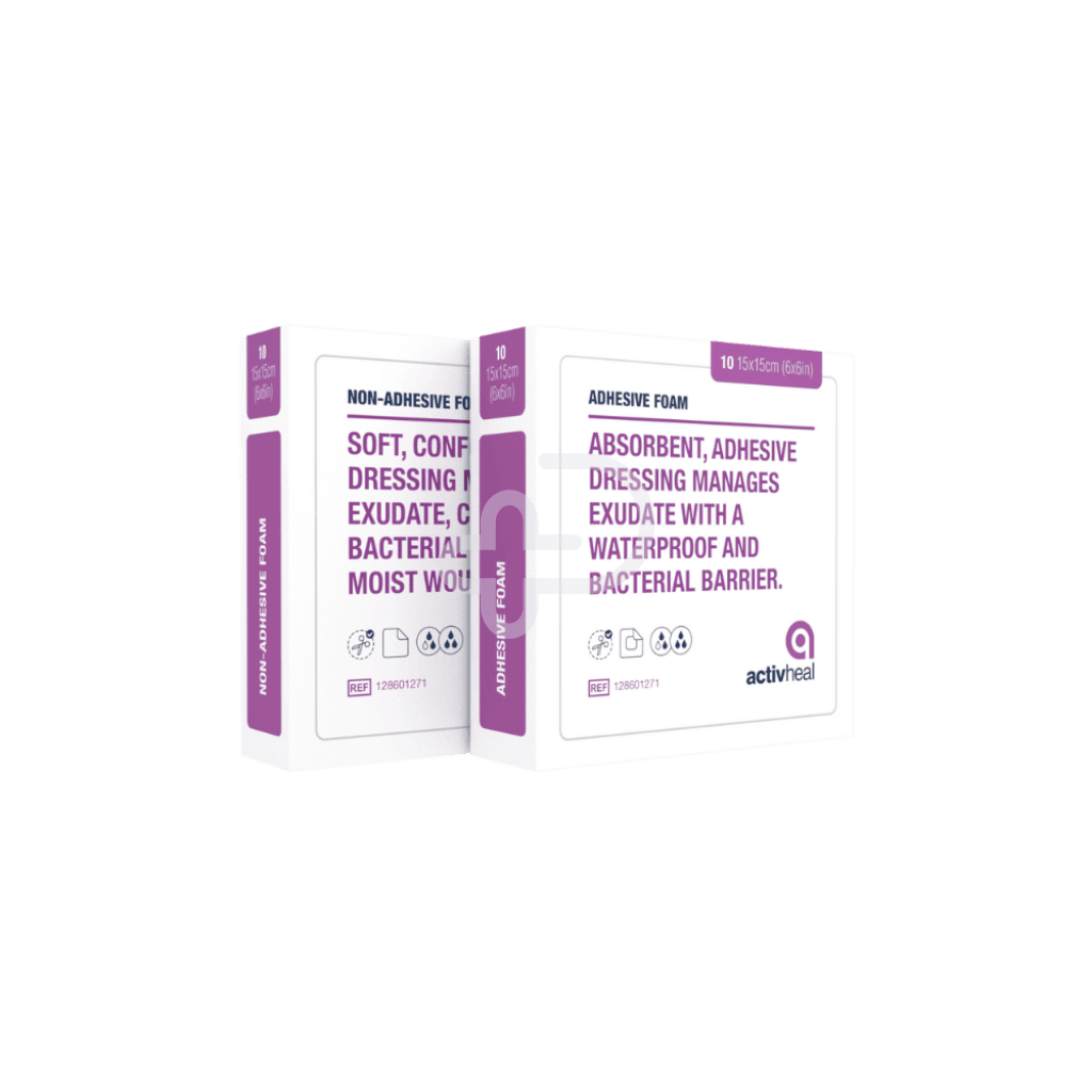 Activheal Non Adhesive Foam 10 X 20Cm Dressings