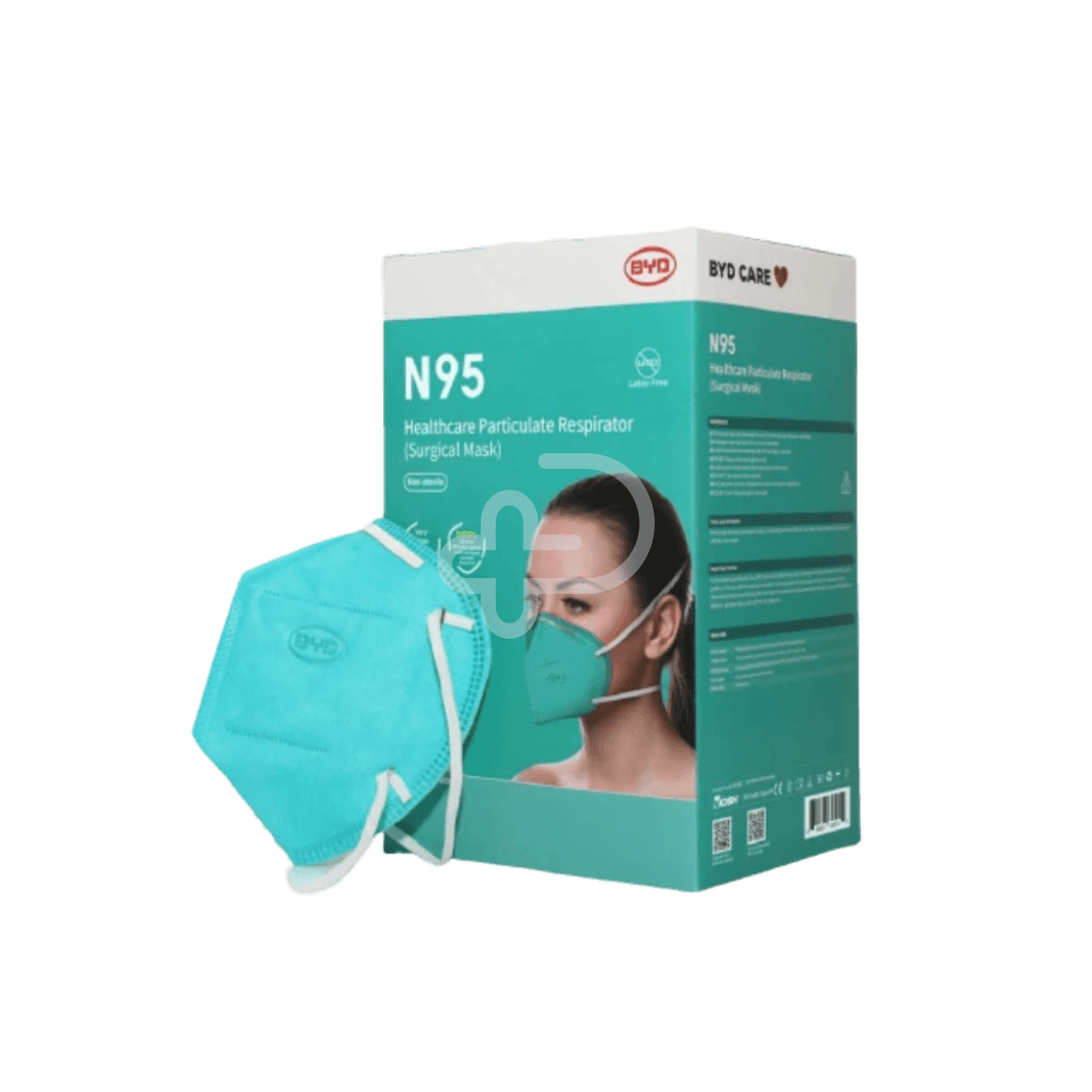 Byd Care Niosh Flat Fold Particulate Respirator Headloops 25’S Surgical Facemasks & Respirators