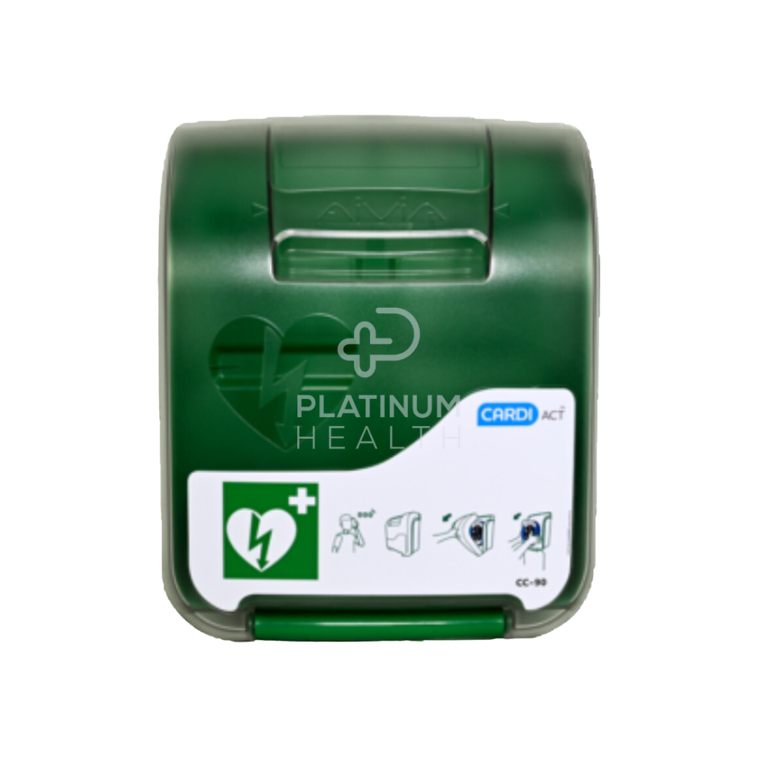 Cardiact Alarmed Aed Cabinet 41 X 33 19Cm Defibrillator Cases & Cabinets