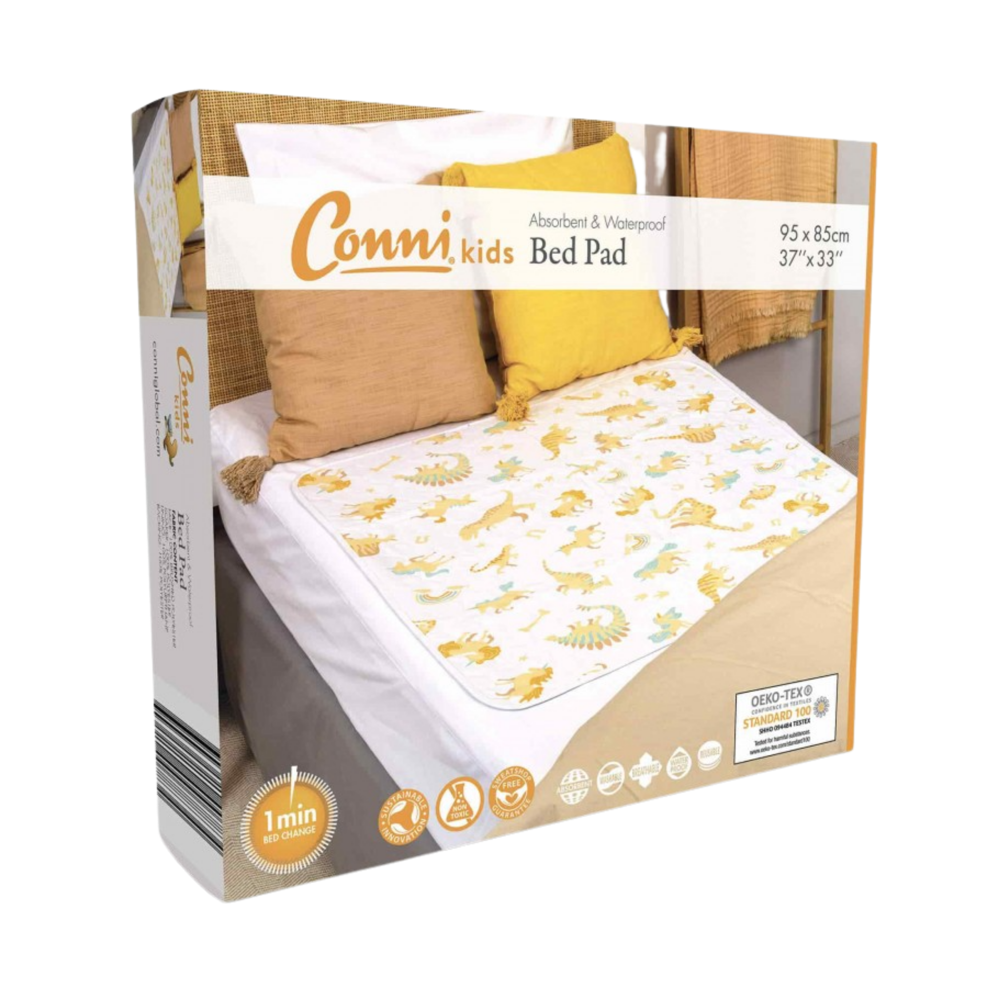 Conni Kids Bed Pad Unicorn & Dinosaur Pads