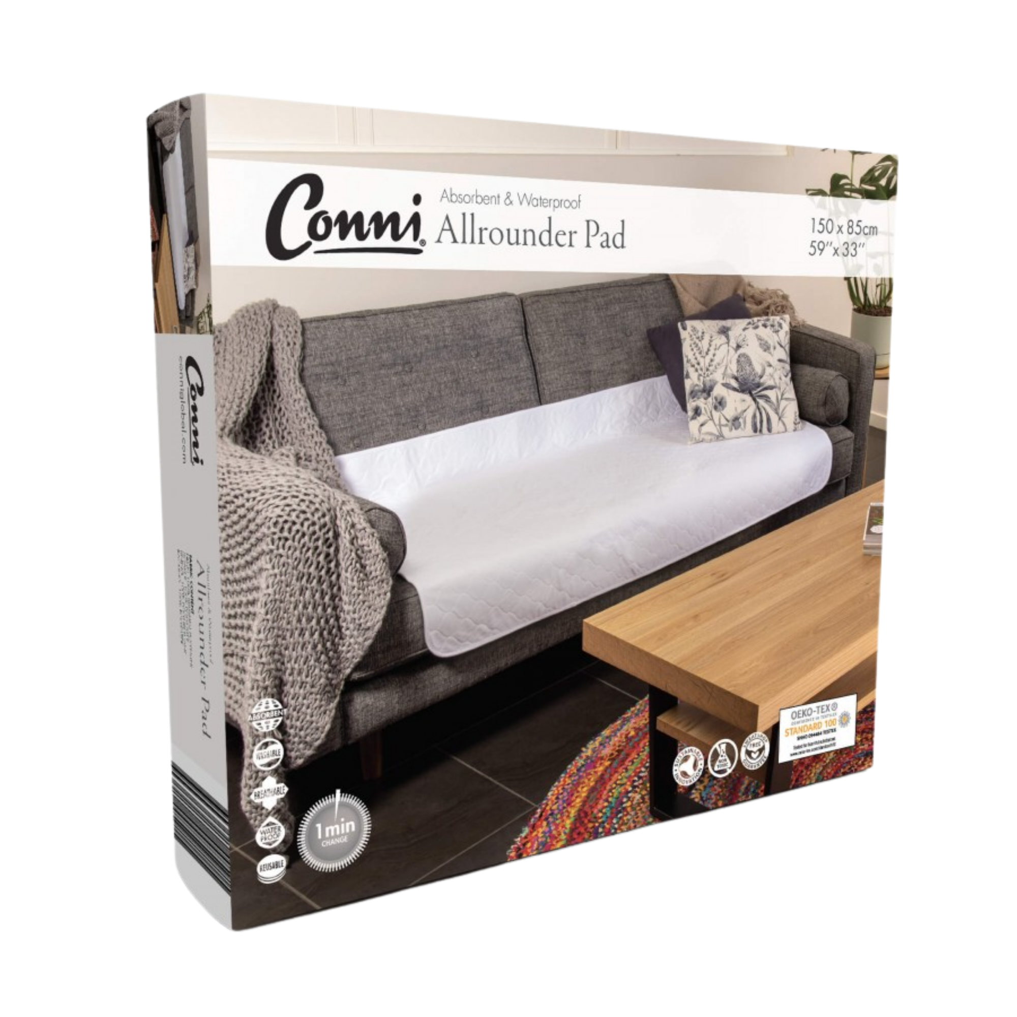 Conni Allrounder Pad White Chair Pads