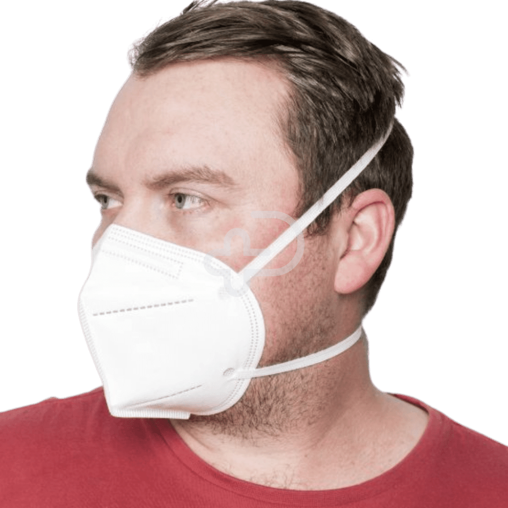 Softmed Flat Fold P2 N95 Respirator Head Strap Australian Made Surgical Facemasks & Respirators