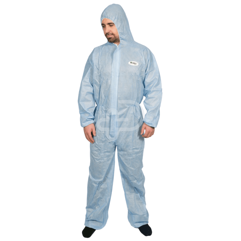 High Calibre Disposable Blue Coveralls Sms Type 5-6