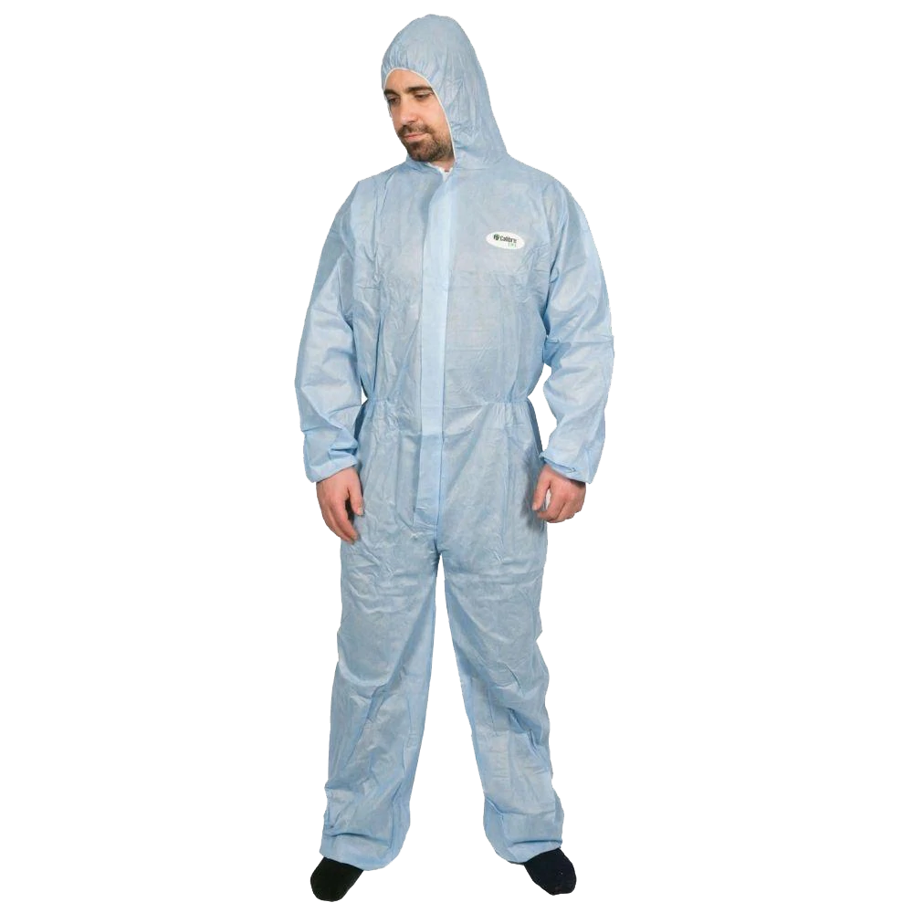High Calibre Disposable Blue Coveralls SMS Type 5-6